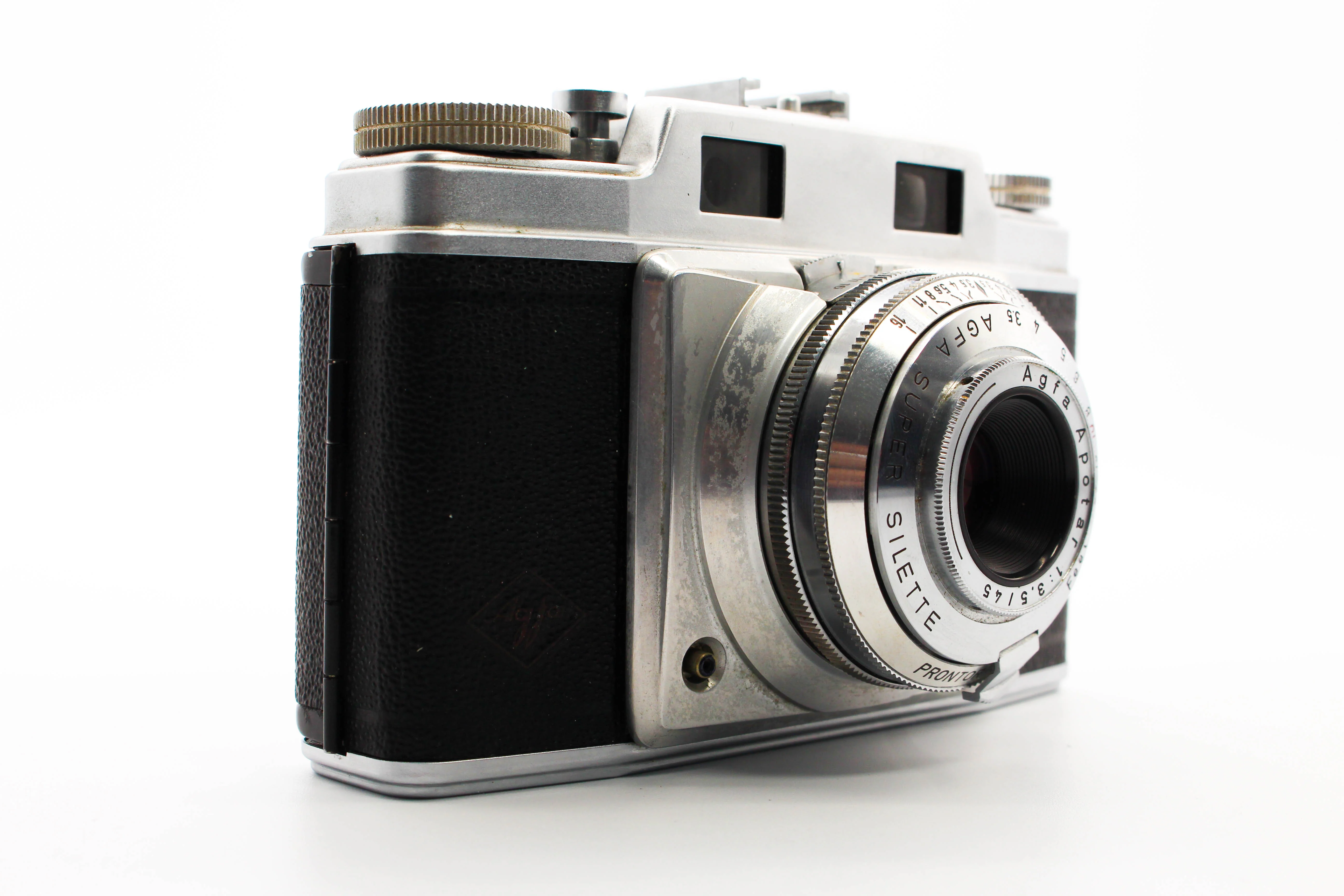 Agfa Super Silette 35mm Film Rangefinder Camera With Apotar f/3.5-4.5 Lens - Tested Bundle Good - Image 2