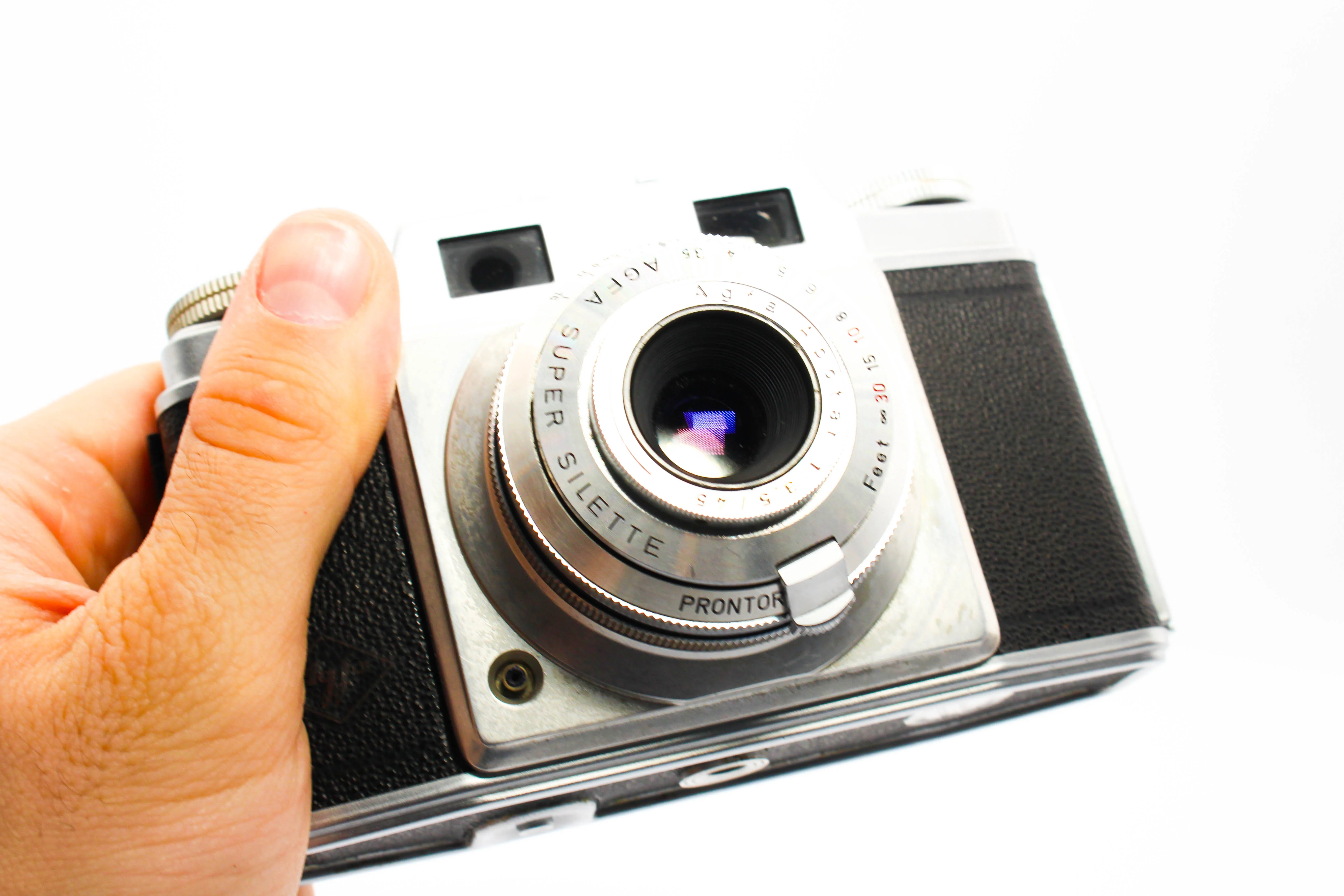 Agfa Super Silette 35mm Film Rangefinder Camera With Apotar f/3.5-4.5 Lens - Tested Bundle Good - Image 7
