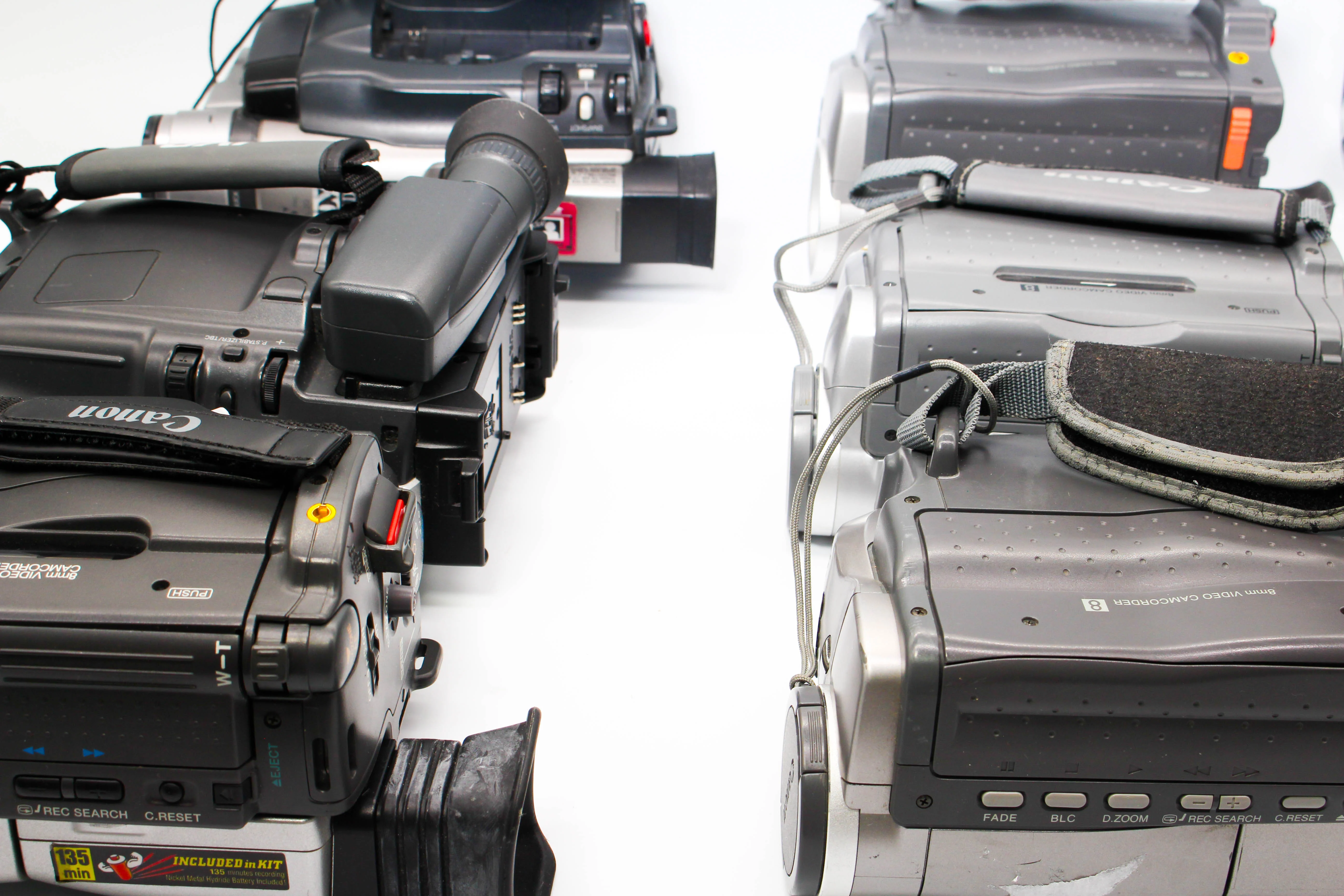 Assorted Faulty Canon Video8 VHS Video Handycam Camcorder Cameras Inc. Canon V500E UC8000E - Image 7