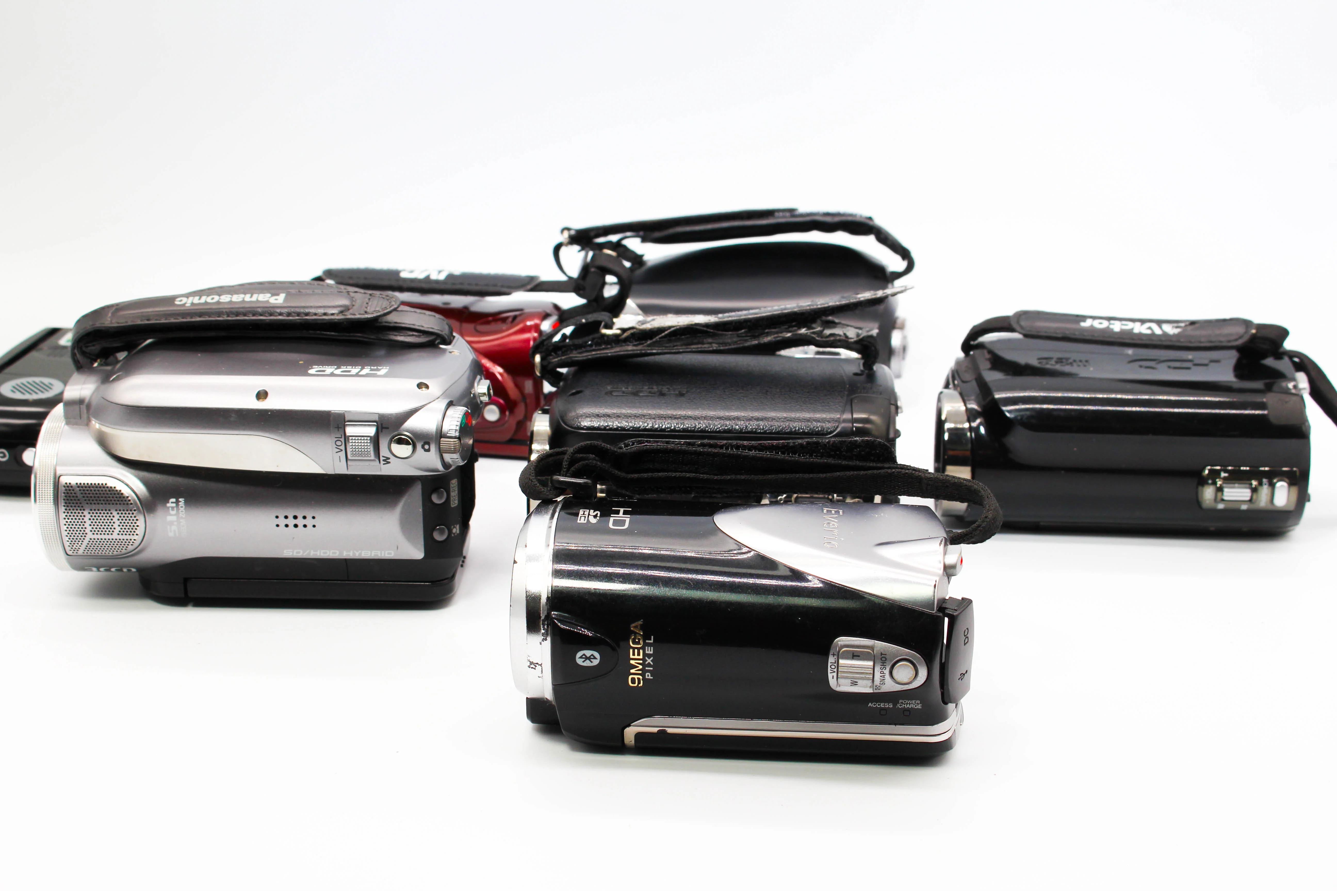Assorted Faulty HD SD Card Digital Video Handycam Camcorder Cameras Inc. Panasonic SDR-H86, JVC & Victor - Image 5