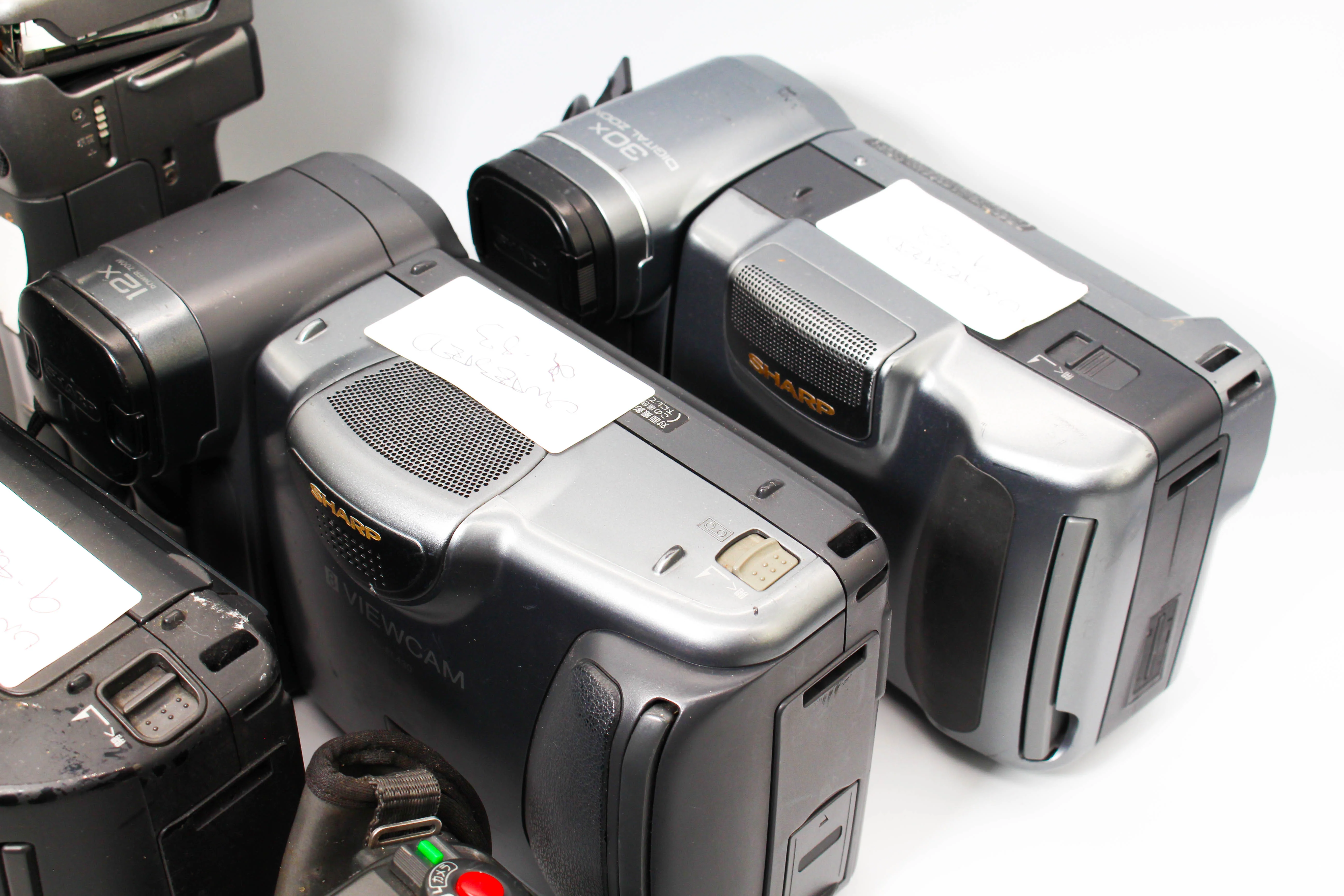 Assorted Faulty Sharp Video8 Hi8 Video Handycam Camcorder Cameras Inc. Sharp Viewcam Sony CCD-SC65 - Image 4