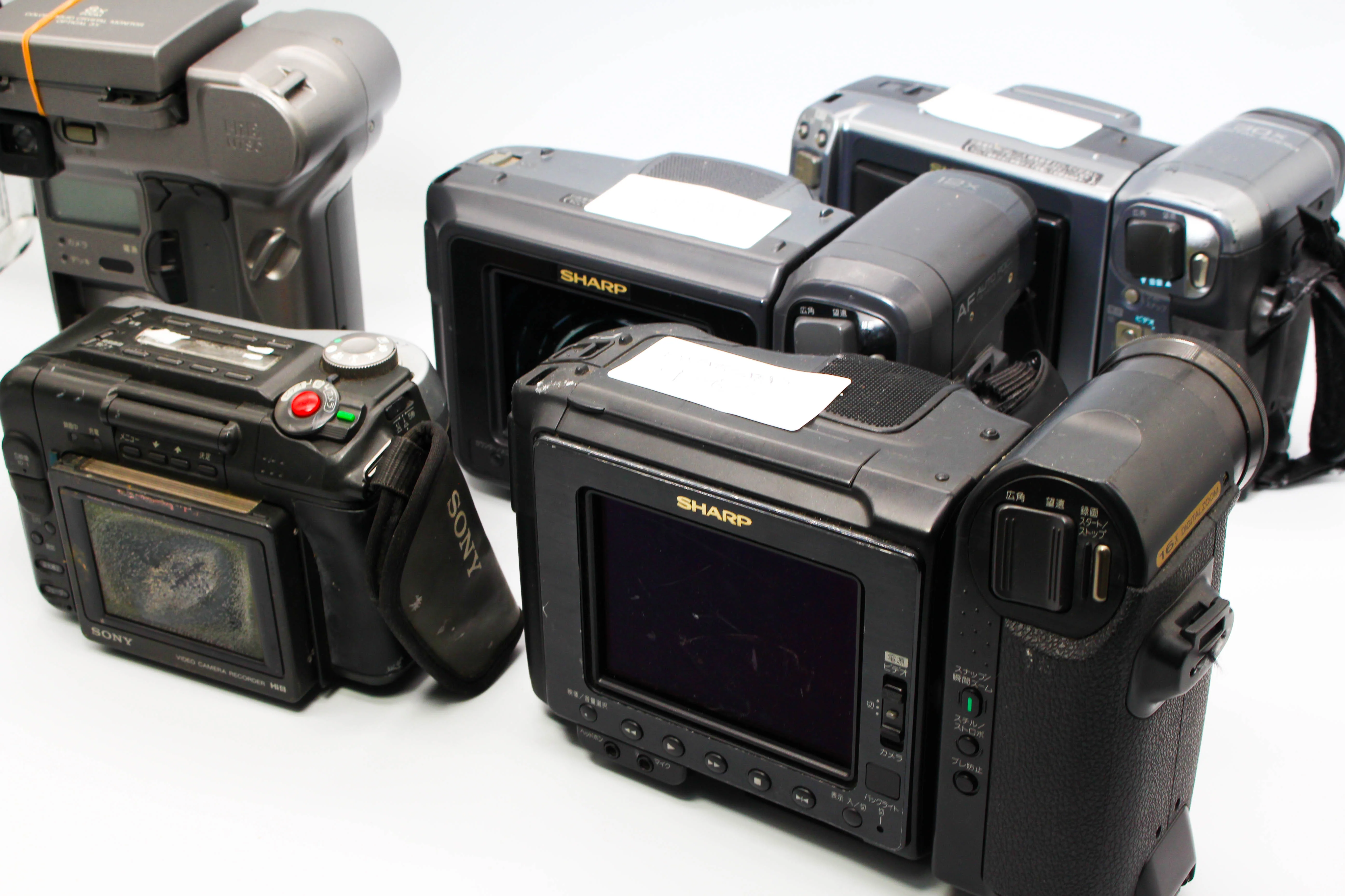 Assorted Faulty Sharp Video8 Hi8 Video Handycam Camcorder Cameras Inc. Sharp Viewcam Sony CCD-SC65 - Image 6