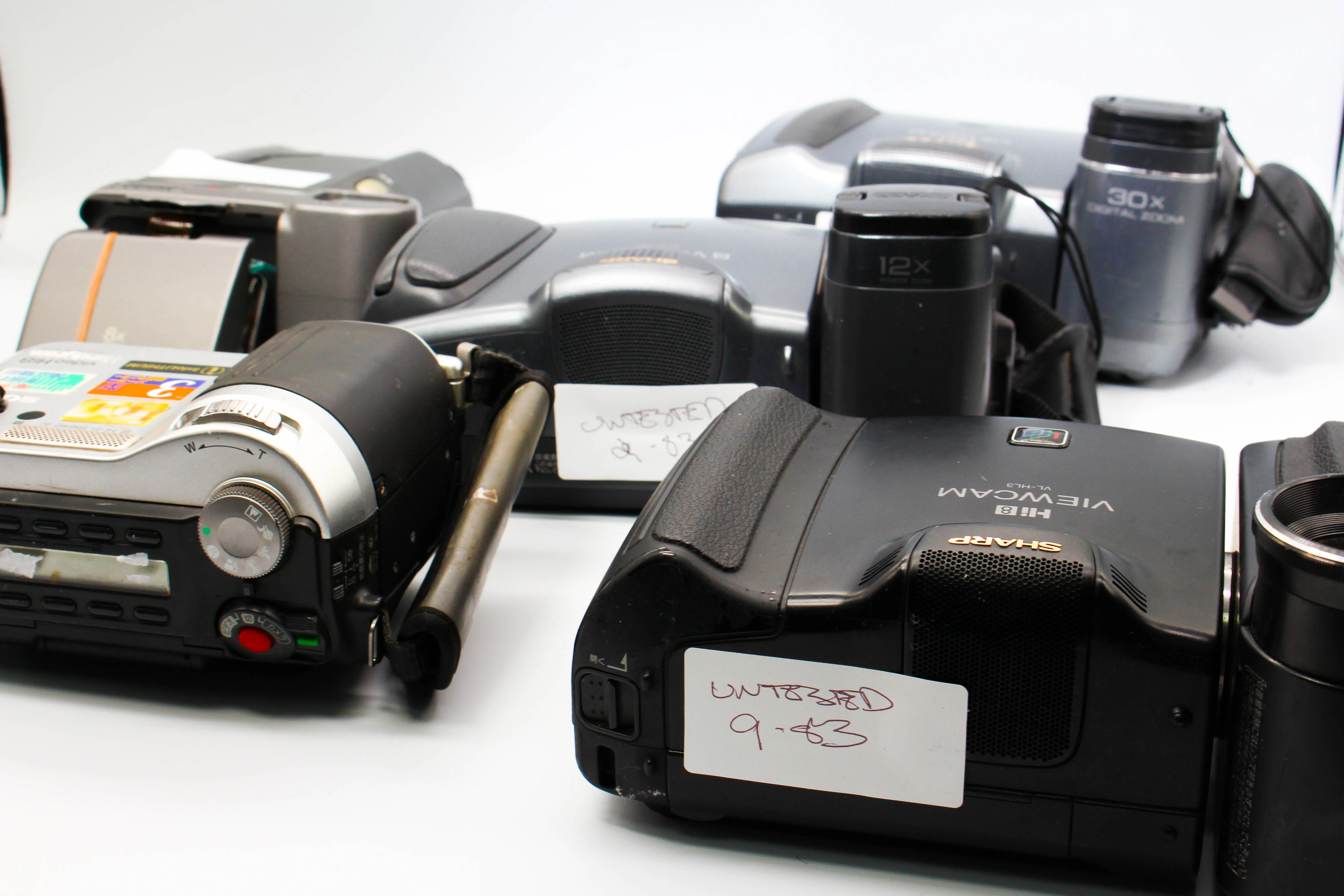 Assorted Faulty Sharp Video8 Hi8 Video Handycam Camcorder Cameras Inc. Sharp Viewcam Sony CCD-SC65 - Image 7