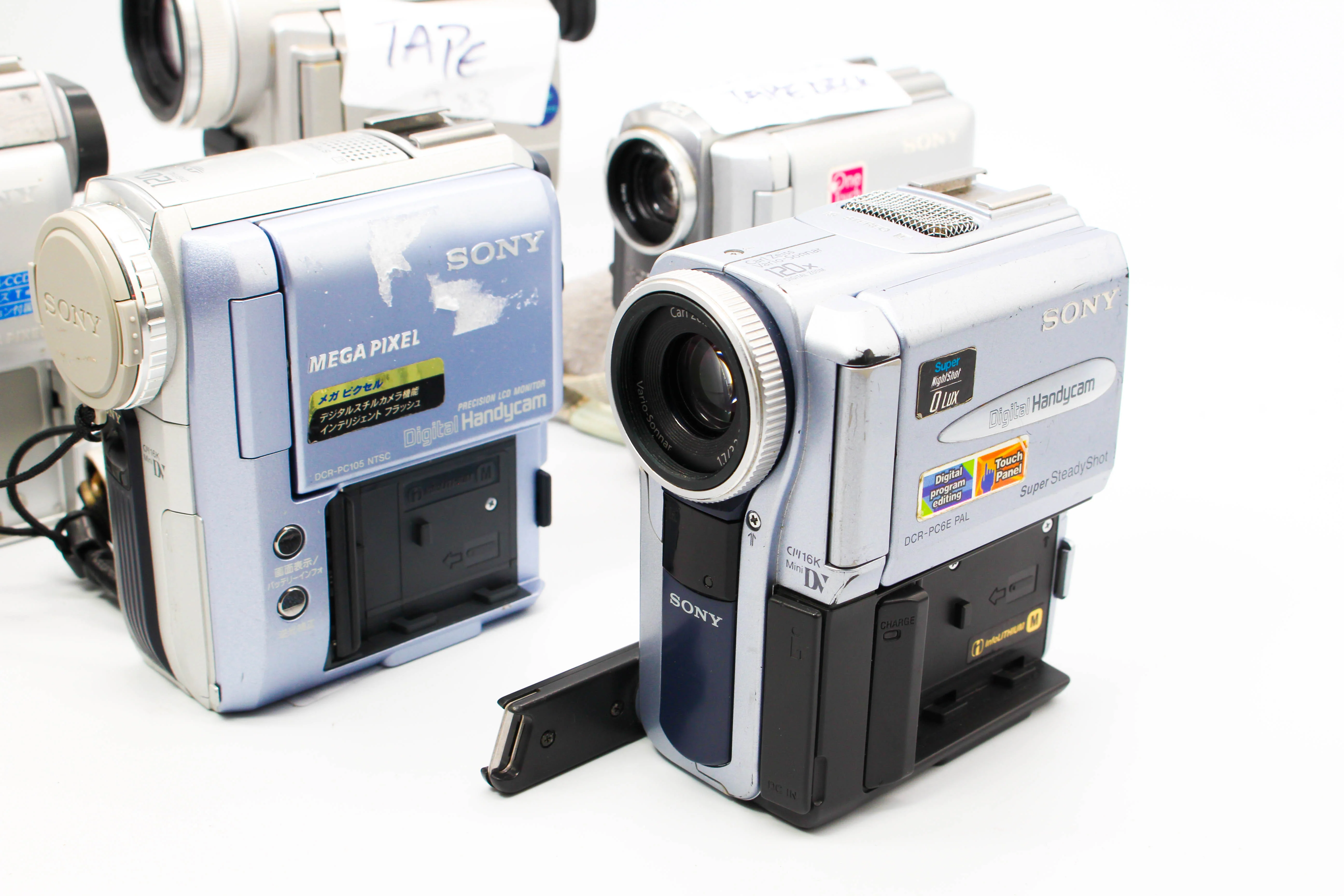 Assorted Faulty Sony MiniDV Digital Video Handycam Camcorder Cameras Inc. Sony DCR-PC100 DCR-PC109 DCR-PC6 - Image 3