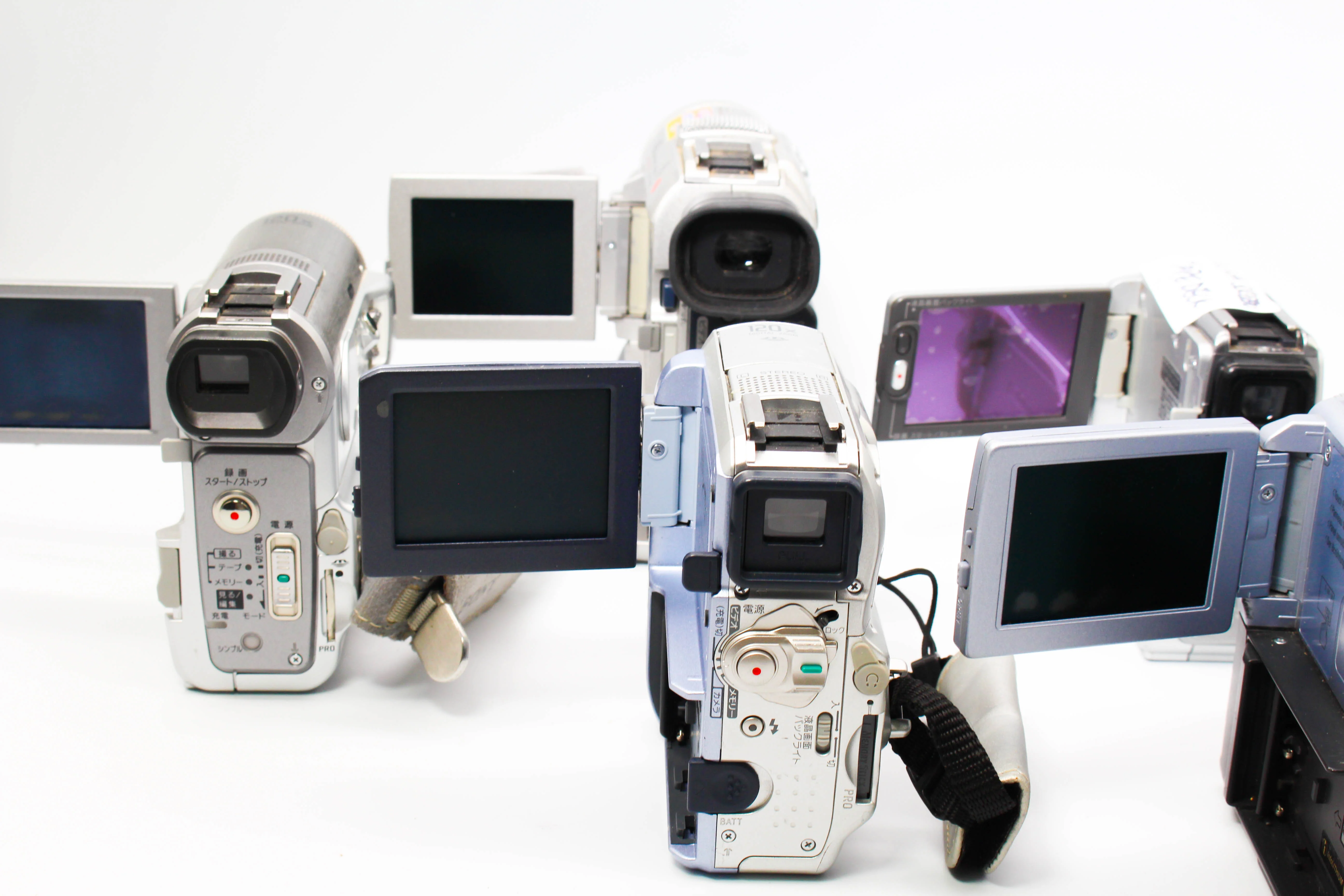Assorted Faulty Sony MiniDV Digital Video Handycam Camcorder Cameras Inc. Sony DCR-PC100 DCR-PC109 DCR-PC6 - Image 7