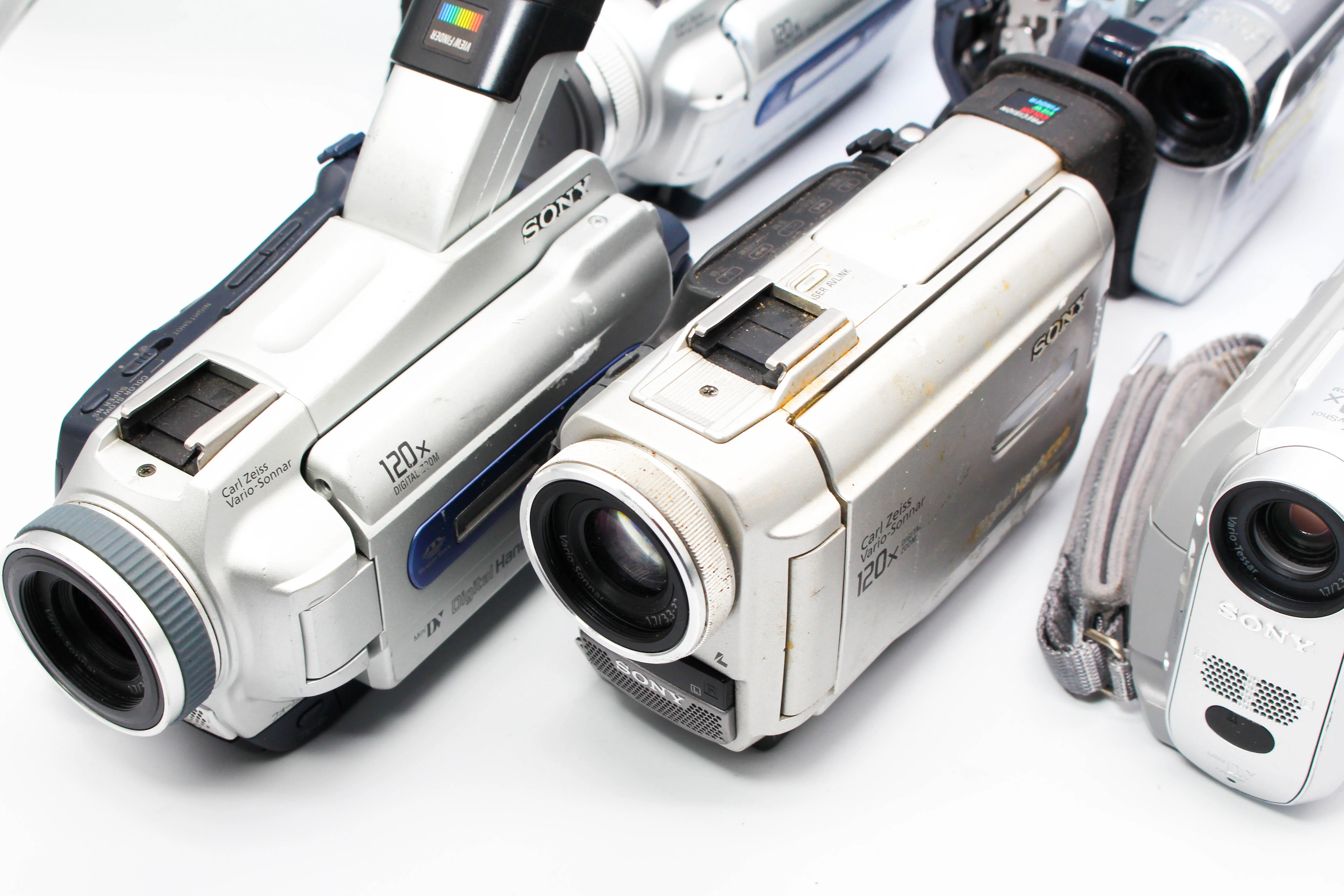 Assorted Faulty Sony MiniDV Digital Video Handycam Camcorder Cameras Inc. Sony DCR-TRV18, DCR-HC18E, DCR-TRV27E - Image 3