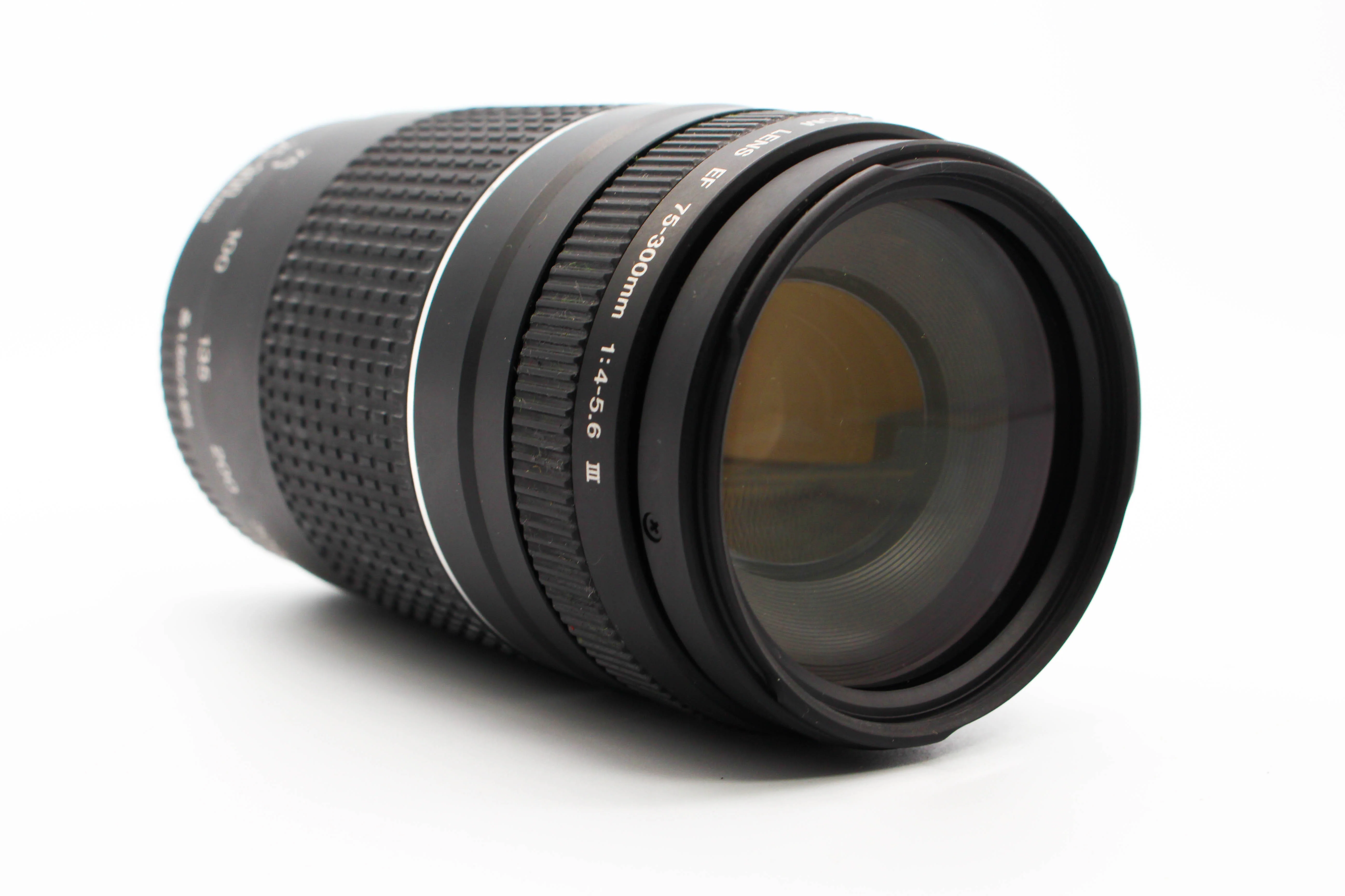 Canon 75-300mm f/4-5.6 III EF Mount Autofocus Telephoto Zoom Lens 58mm Thread Size - Tested Bundle - Image 3