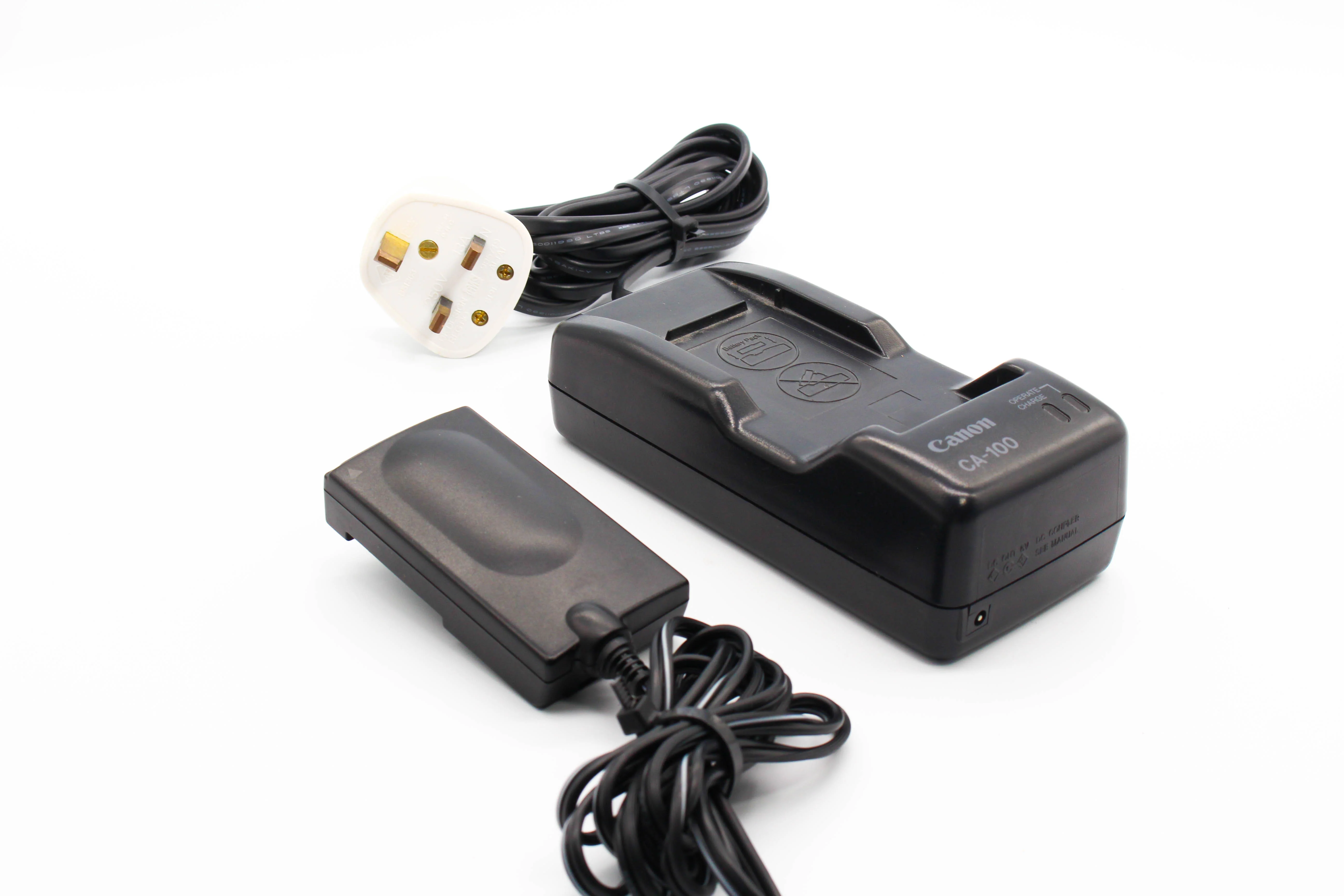 Canon CA-100 AC Adaptor Mains Charger with DC-100 Dummy Battery For Camcorder Handycam - Tested Bundle Excellent - Image 2