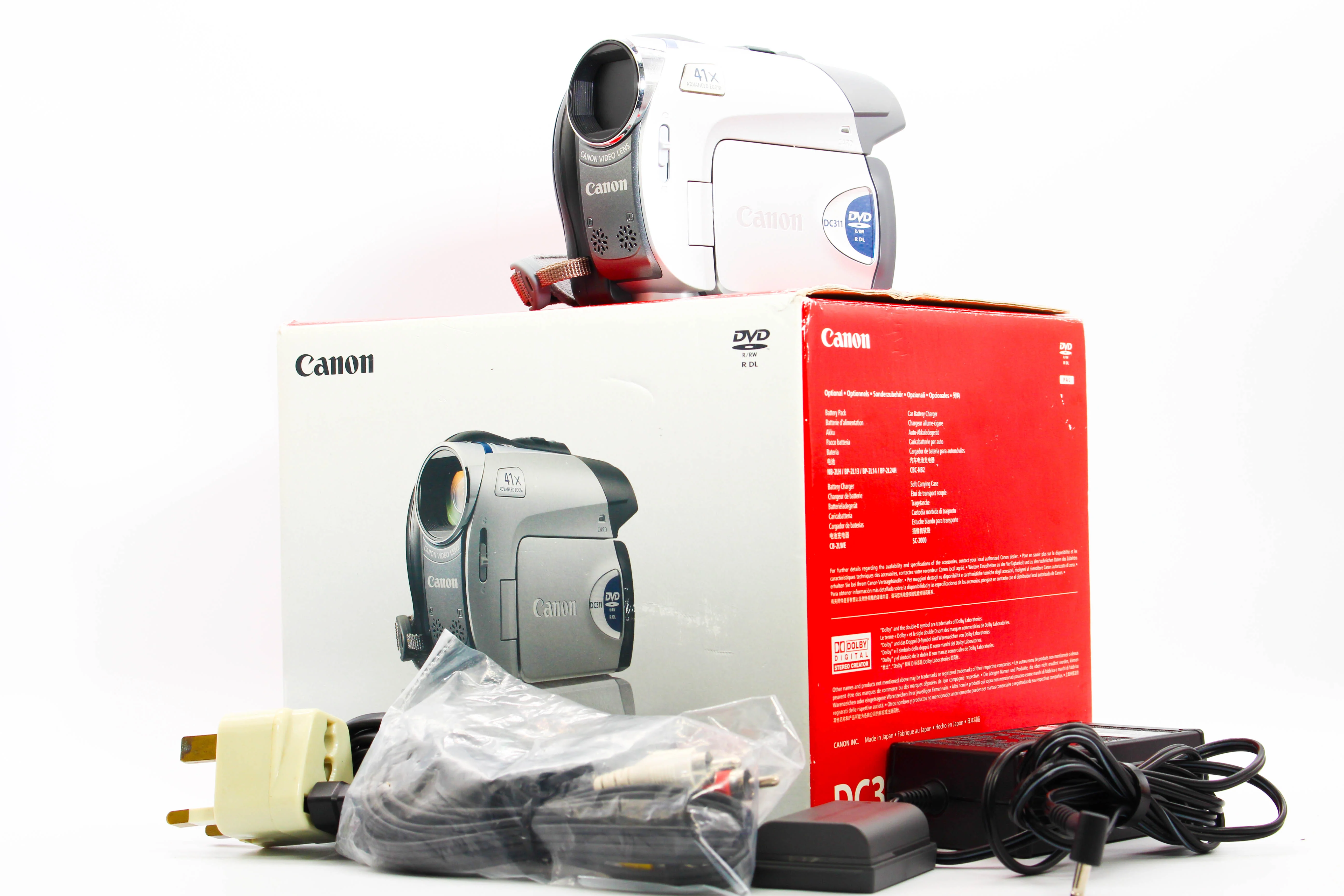 Canon DC311E DVD Digital Video Handycam Camcorder Camera - Tested Bundle Excellent - Image 2