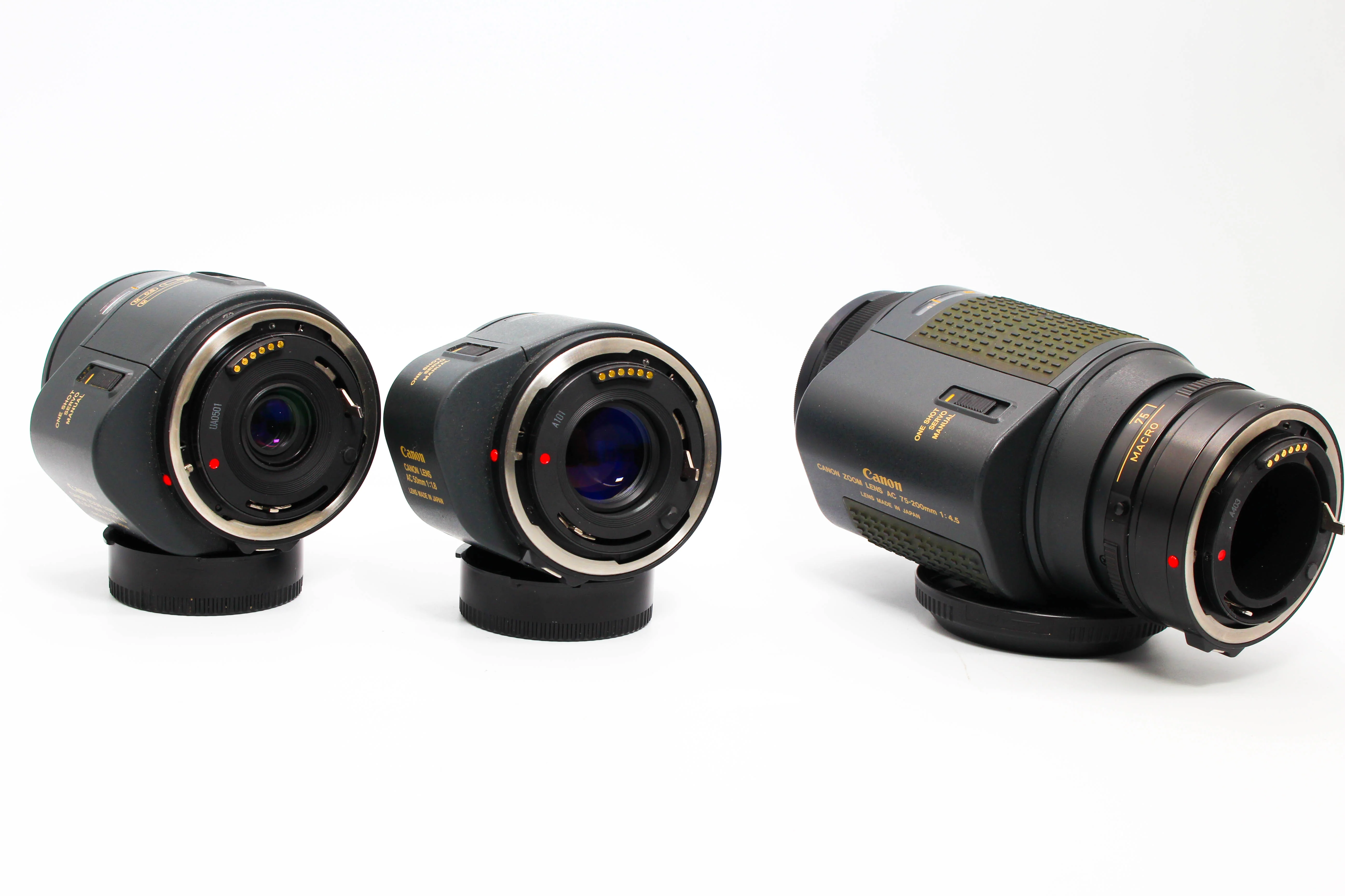 Canon FD Mount AC50 f/1.8 AC35-70 f/3.5-4.5 AC75-200 f/4.5 Lens Bundle (Read) - Tested - Image 8