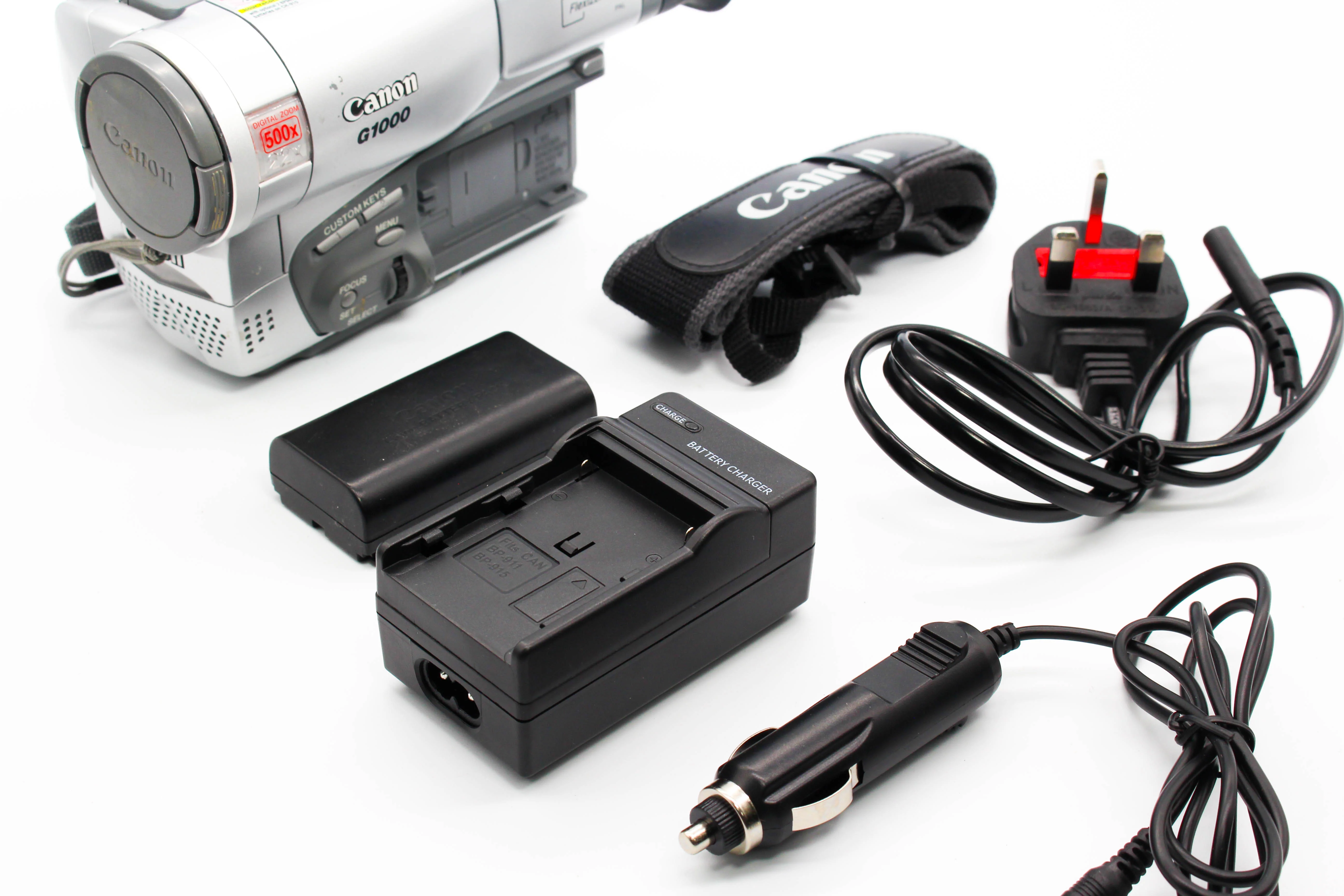 Canon G1000E Video8 8mm Handycam Video Camcorder Camera - Tested Bundle - Image 2