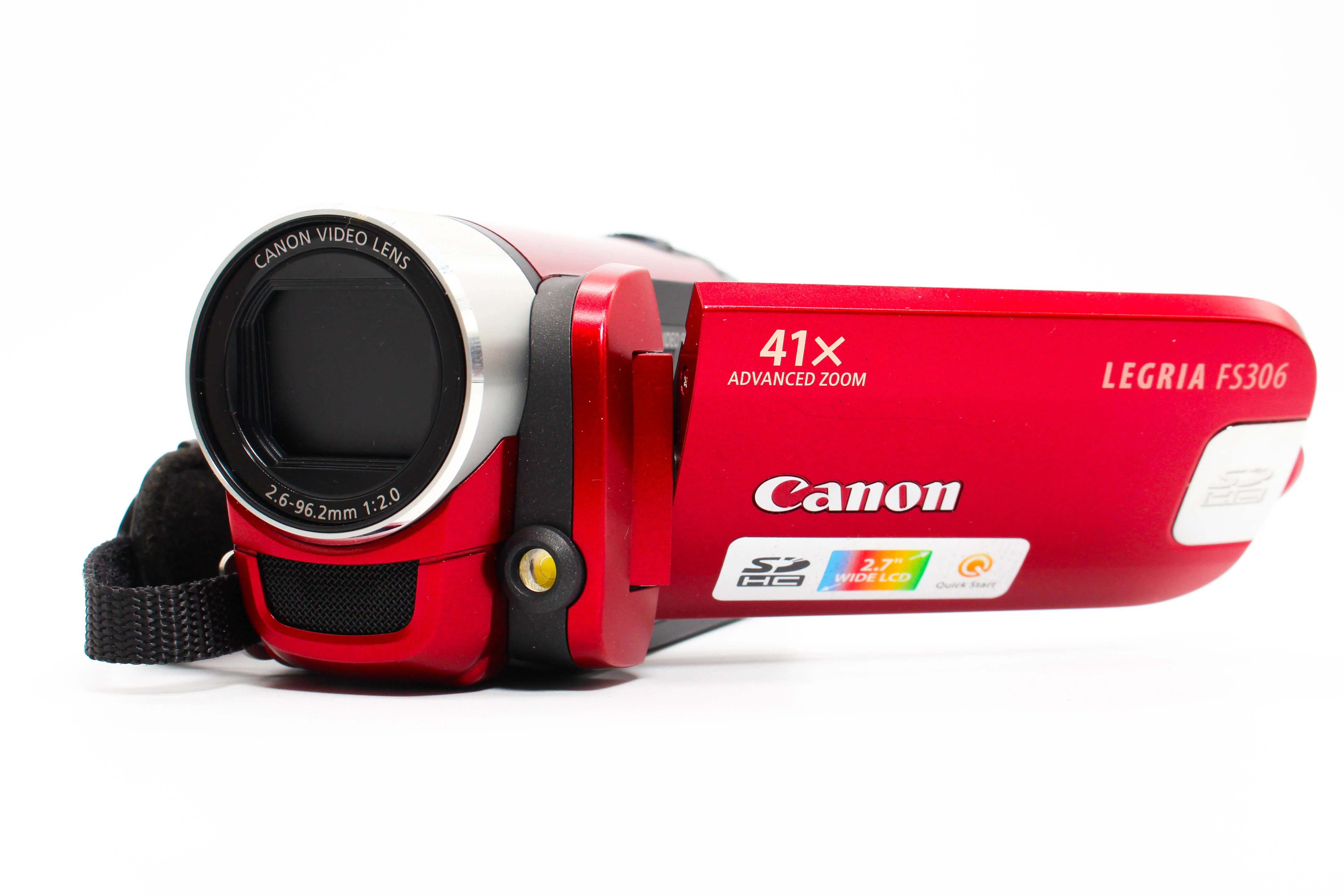 Canon Legria FS306 E HD SD Card Video Handycam Camcorder Camera - Tested Bundle Excellent - Image 3