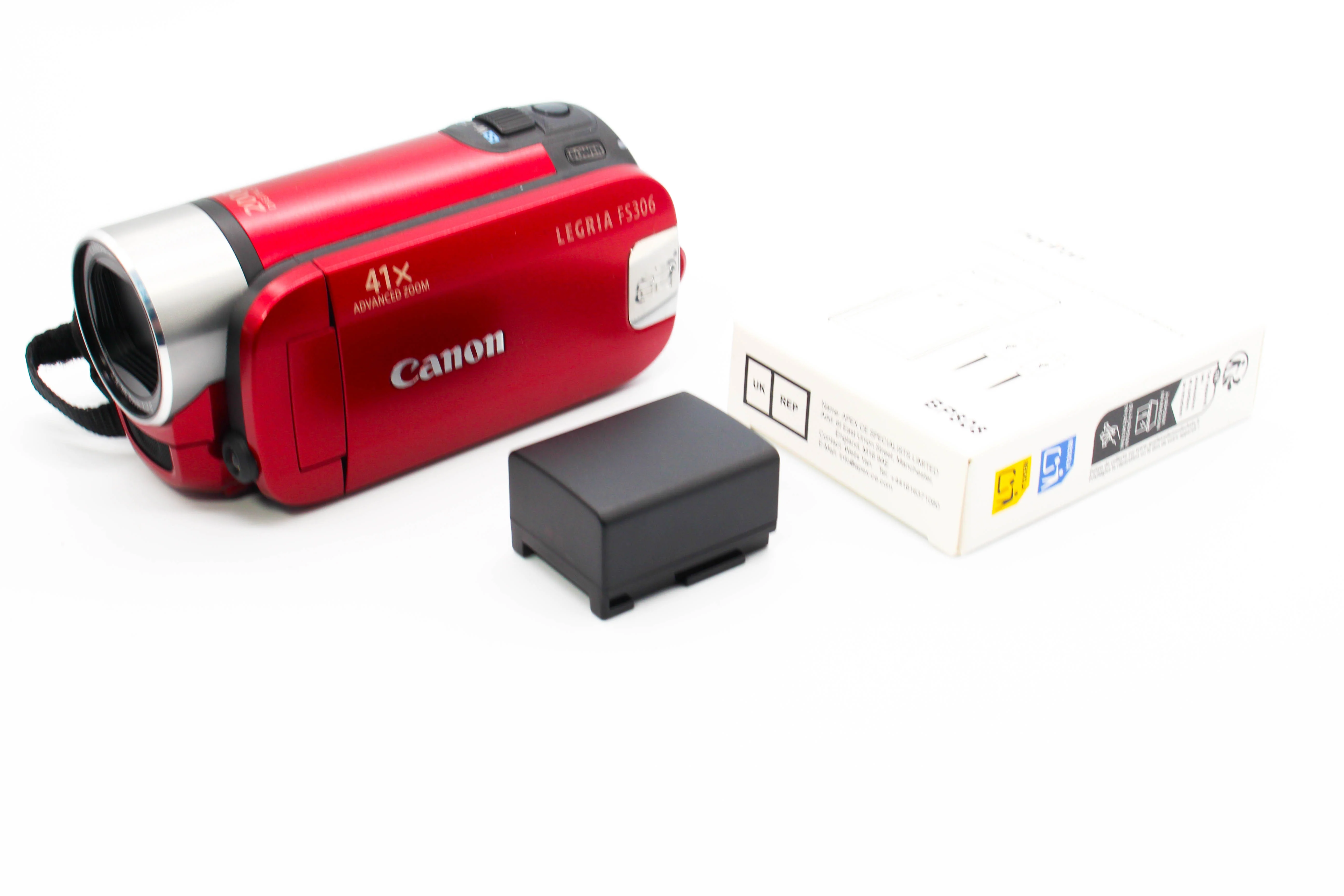 Canon Legria FS306E HD Digital Video Camera Camcorder - Image 2