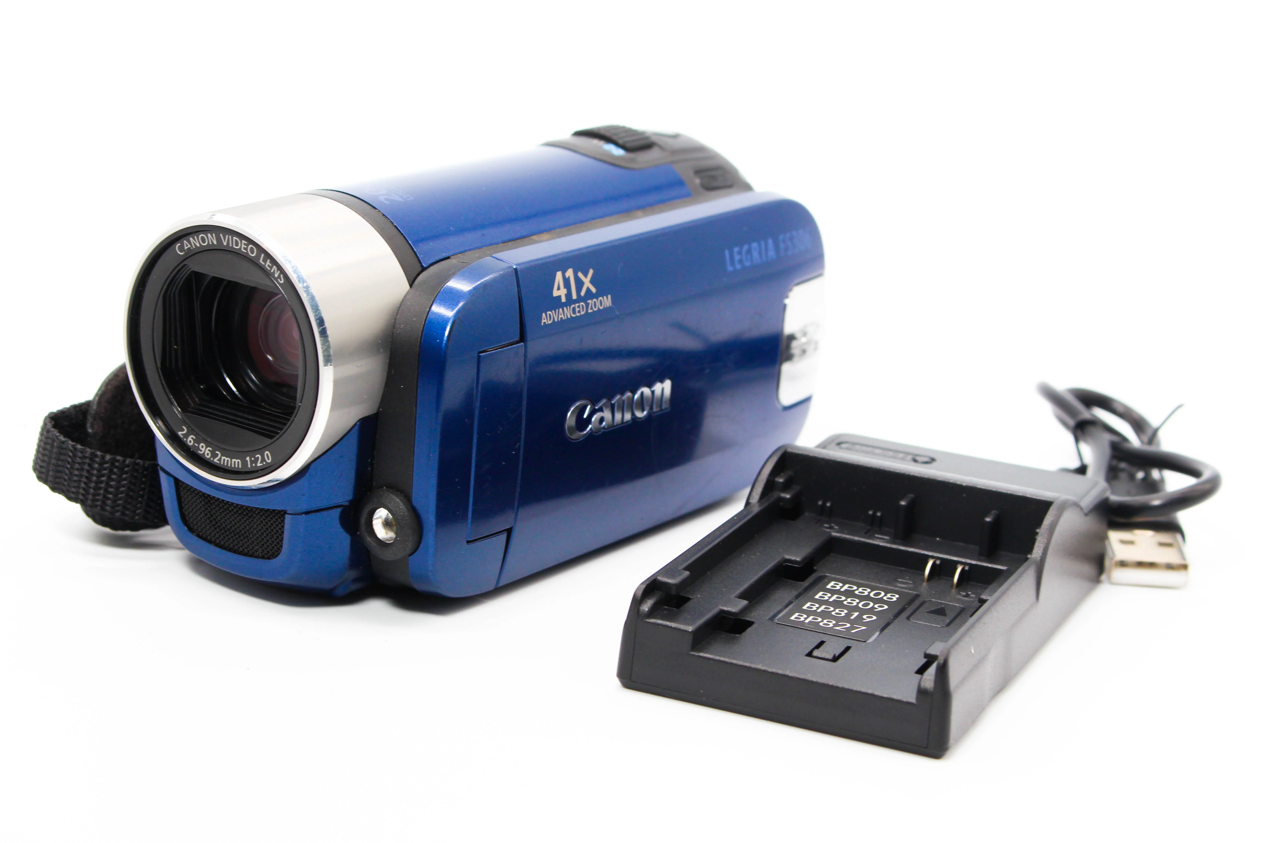 Canon Legria FS306E HD SD Card Digital Video Camera Camcorder - Tested Bundle Excellent - Image 2