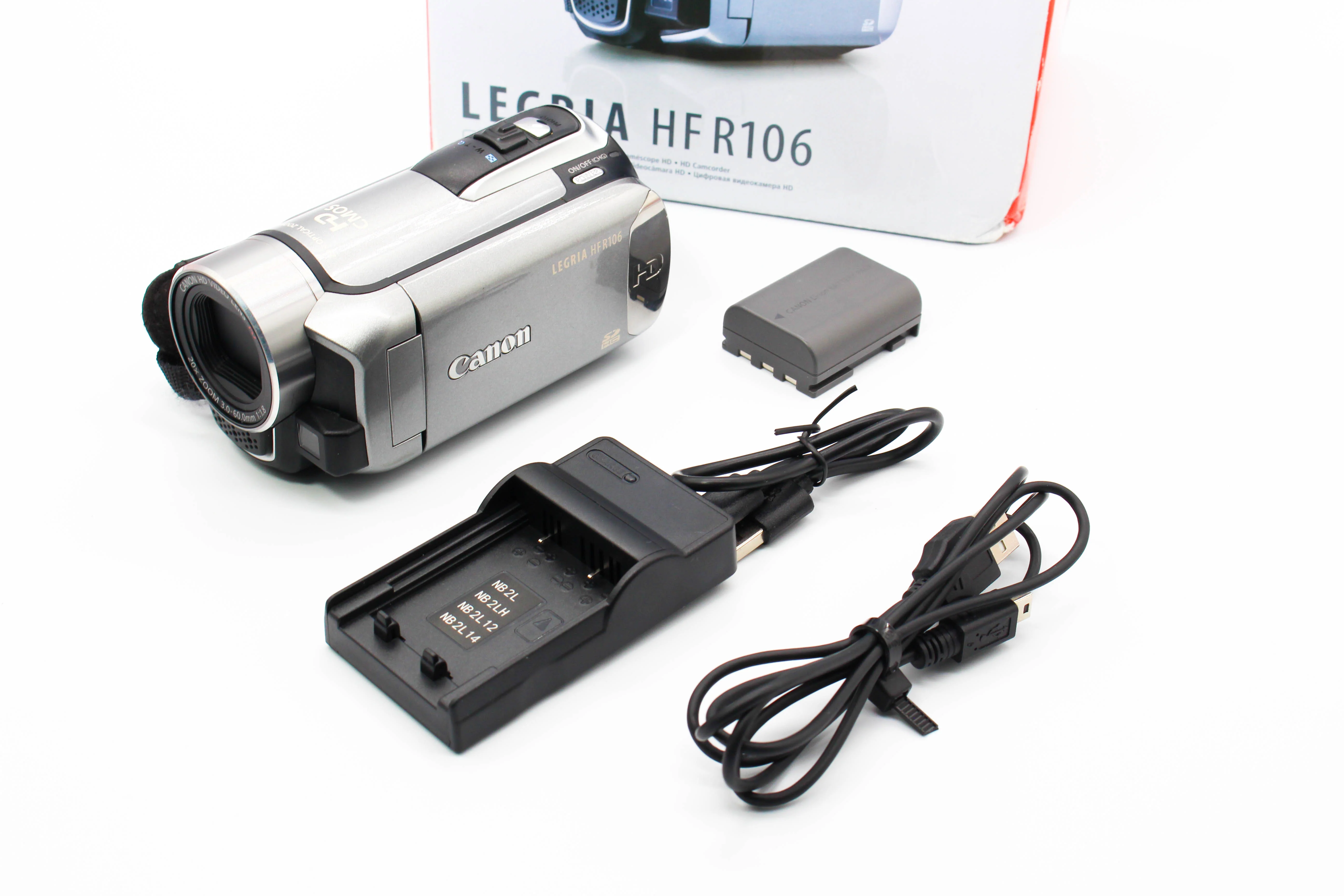 Canon Legria HF R106 HD Digital Video Camera Camcorder - Tested Bundle Excellent - Image 2