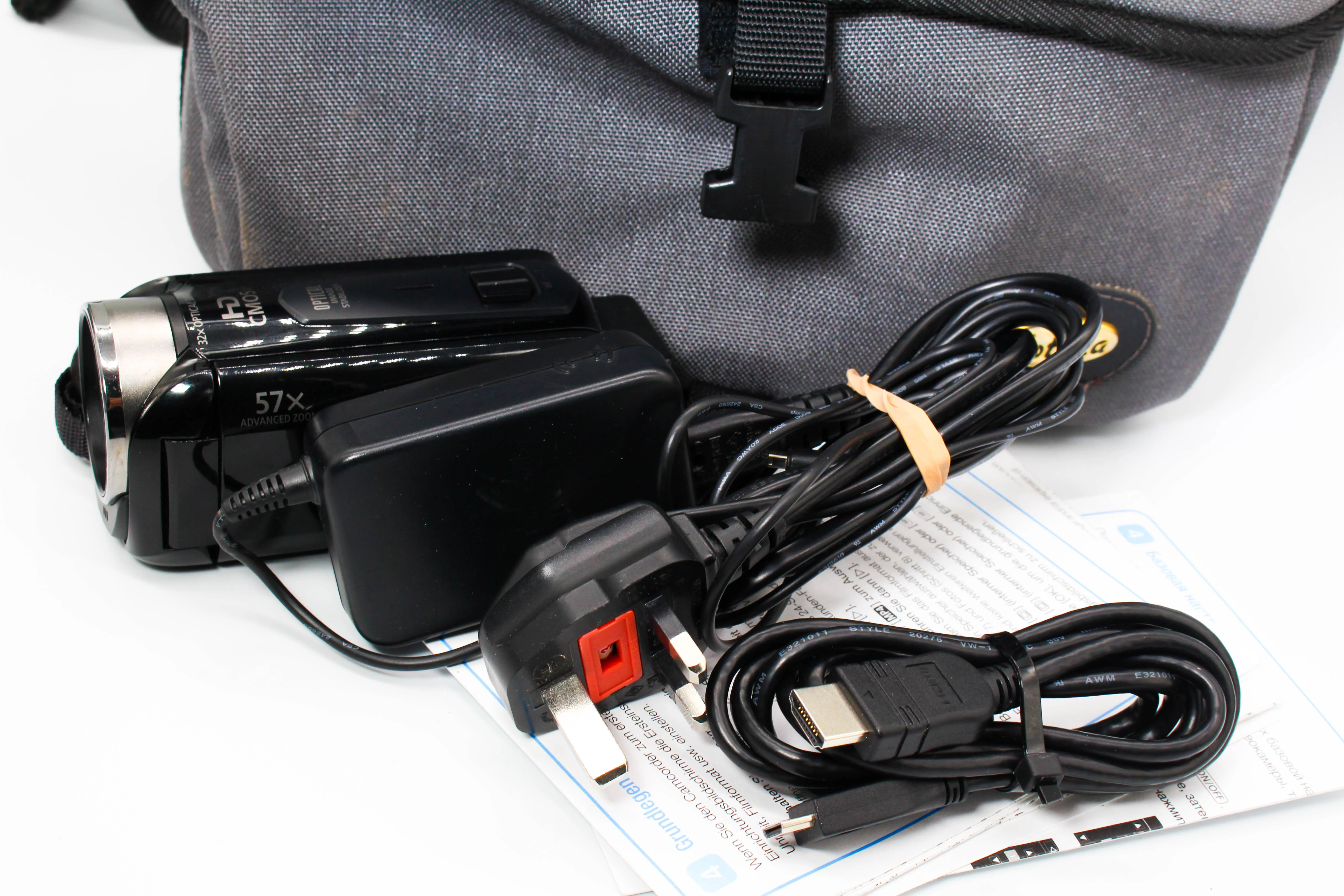 Canon Legria HF R56 HD SD Card Digital Video Camera Camcorder - Tested Bundle Excellent - Image 2