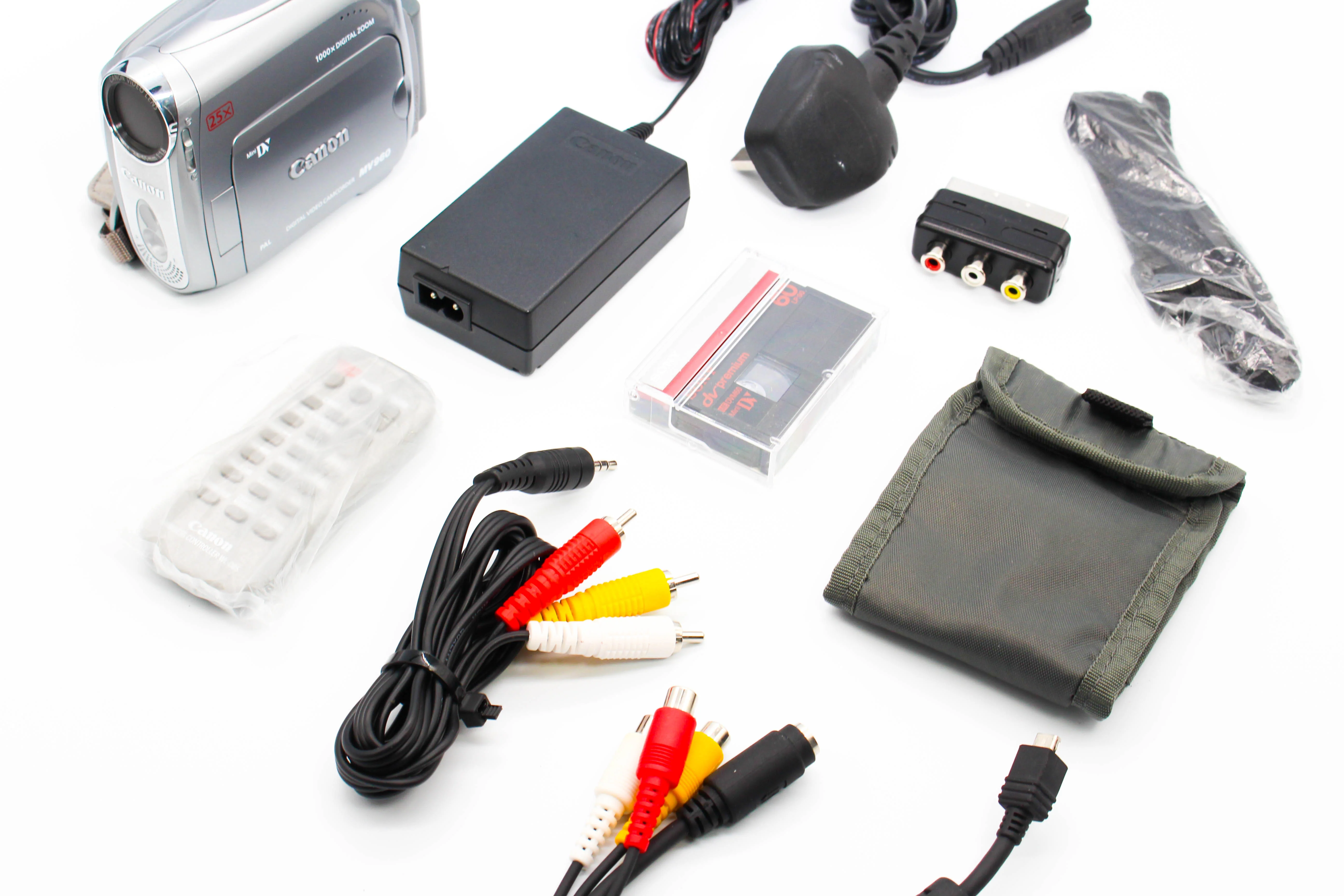 Canon MV960 MiniDV Video Handycam Camcorder Camera - Tested Bundle Excellent - Image 2