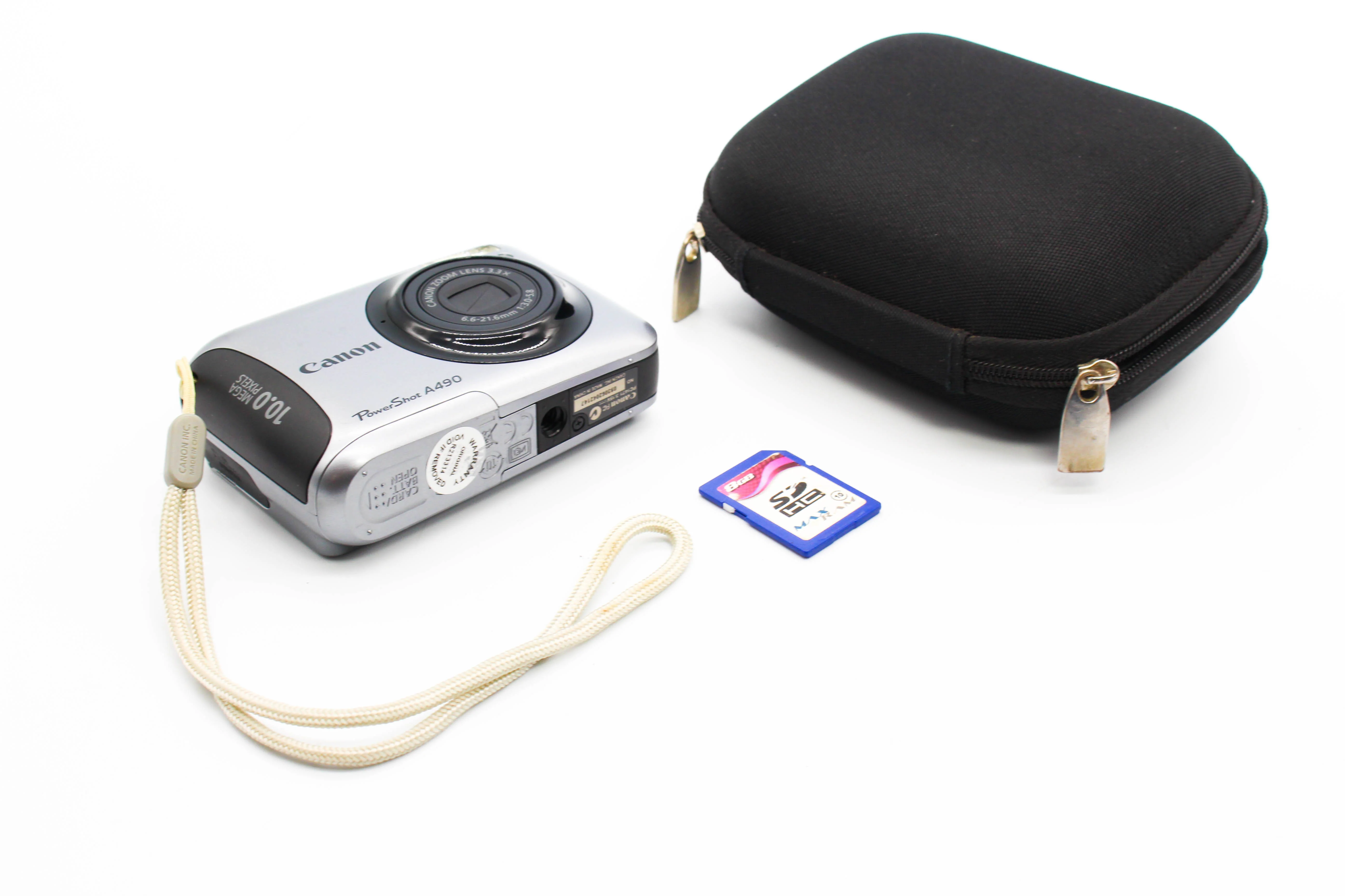 Canon PowerShot A490 SD Card Digital Photo Video Retro Camera Digicam - Tested Bundle Excellent - Image 2