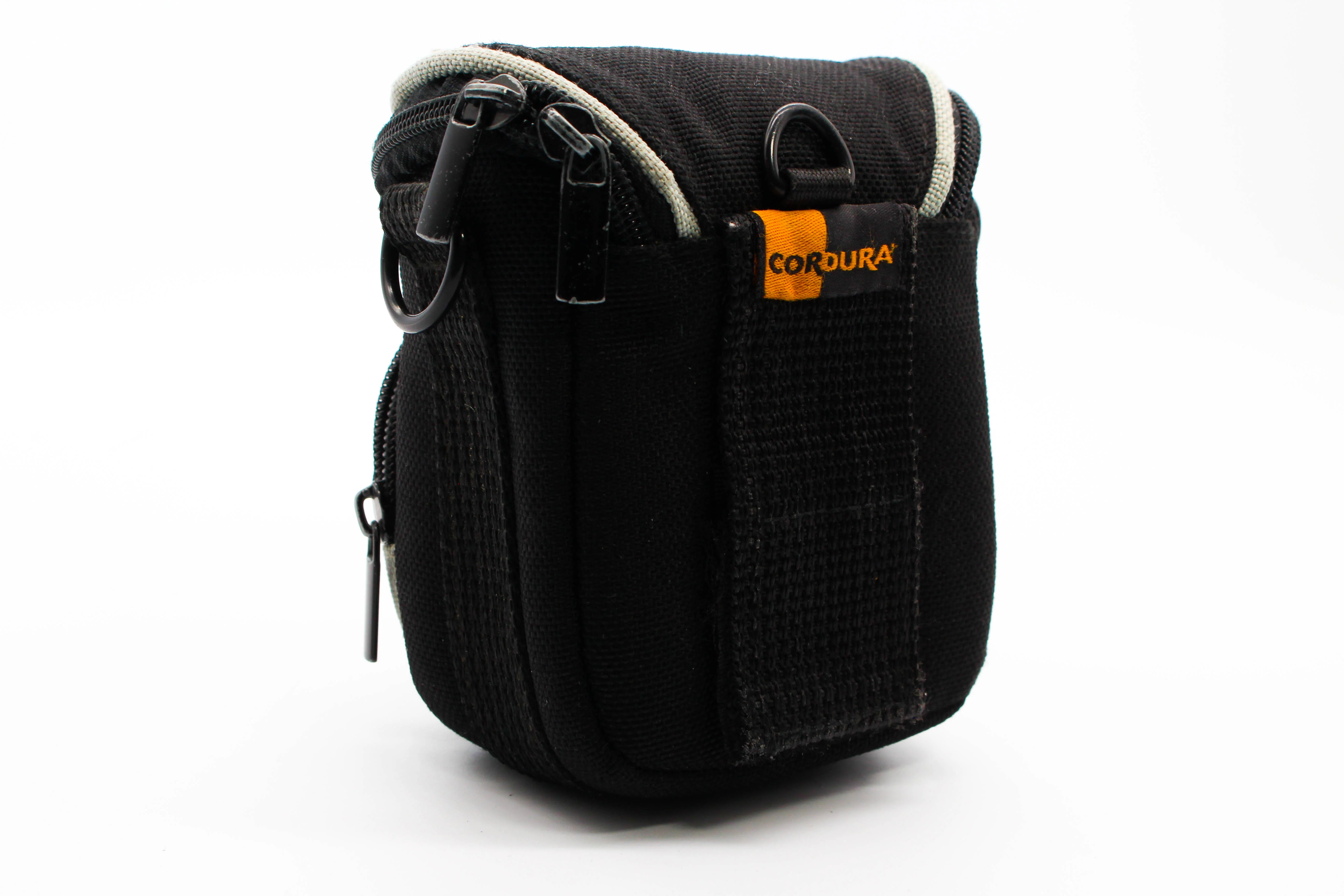 Canon PowerShot CorDura Small Camera Carry Pouch Bag For Digicam Compact Cameras Black - Image 4