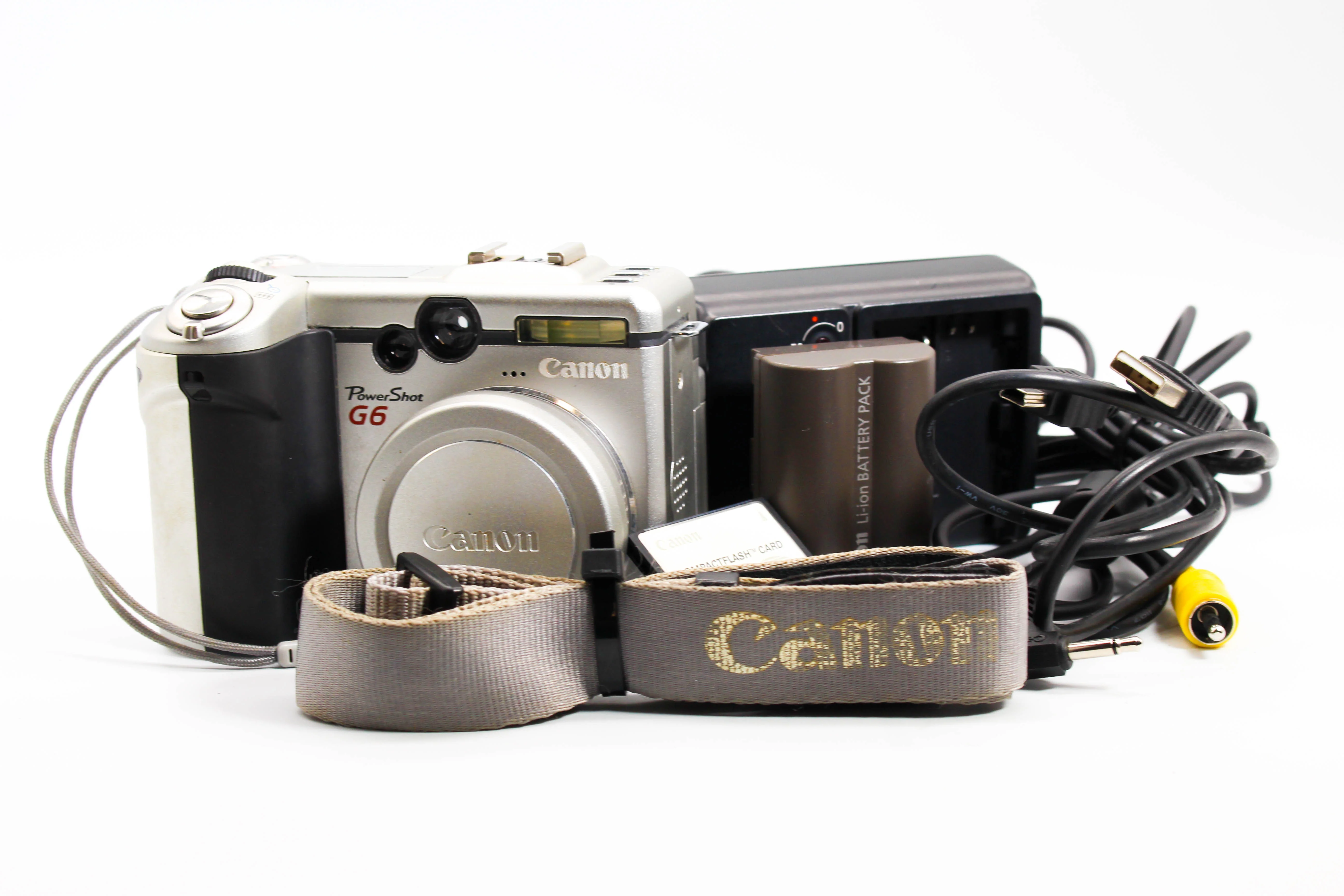 Canon PowerShot G6 CF Card Digital Photo Video Camera Digicam - Tested Bundle Excellent - Image 2