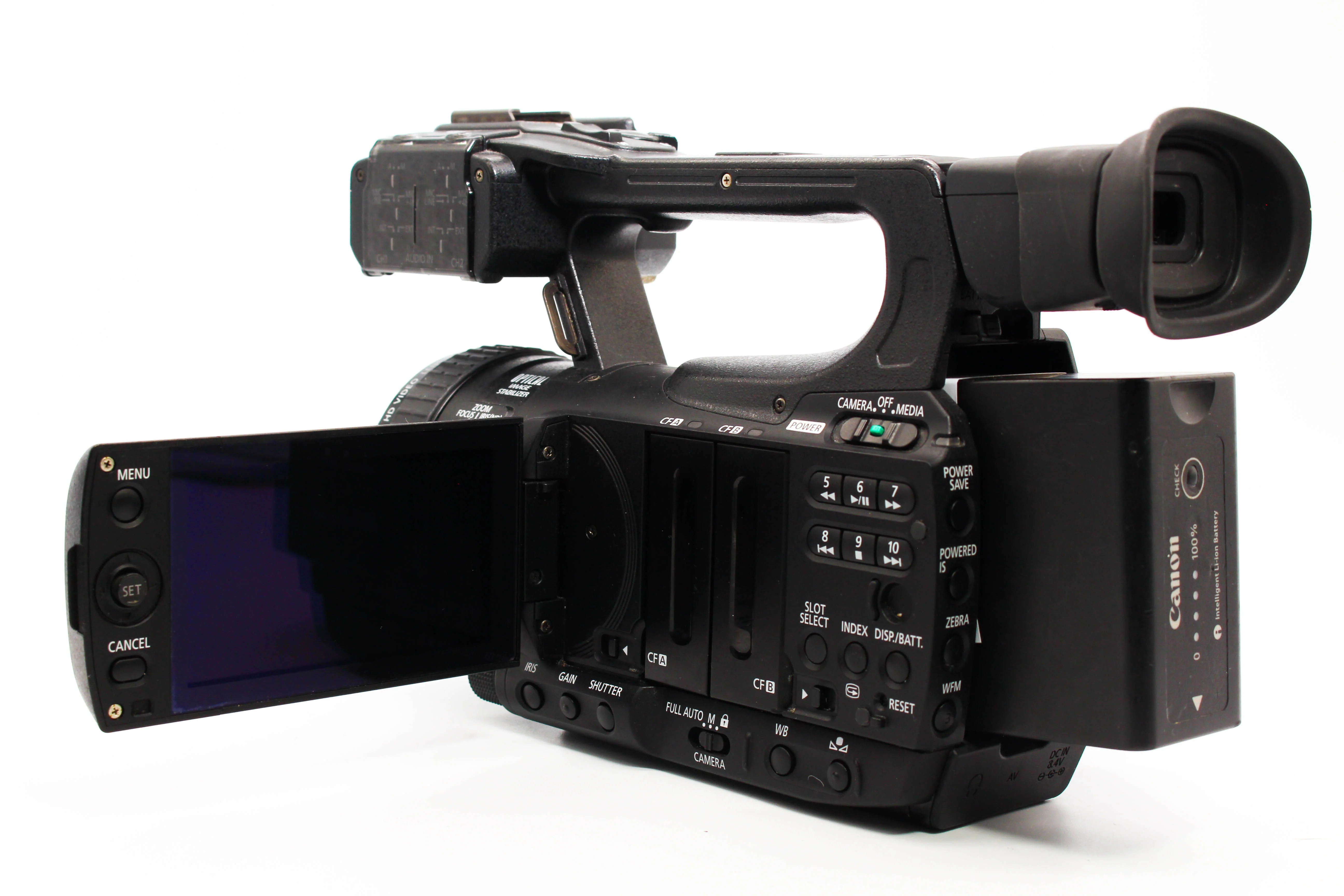 Canon XF100E Professional HD CF Card Digital Video Camcorder Camera - Tested Bundle Excellent - Image 5