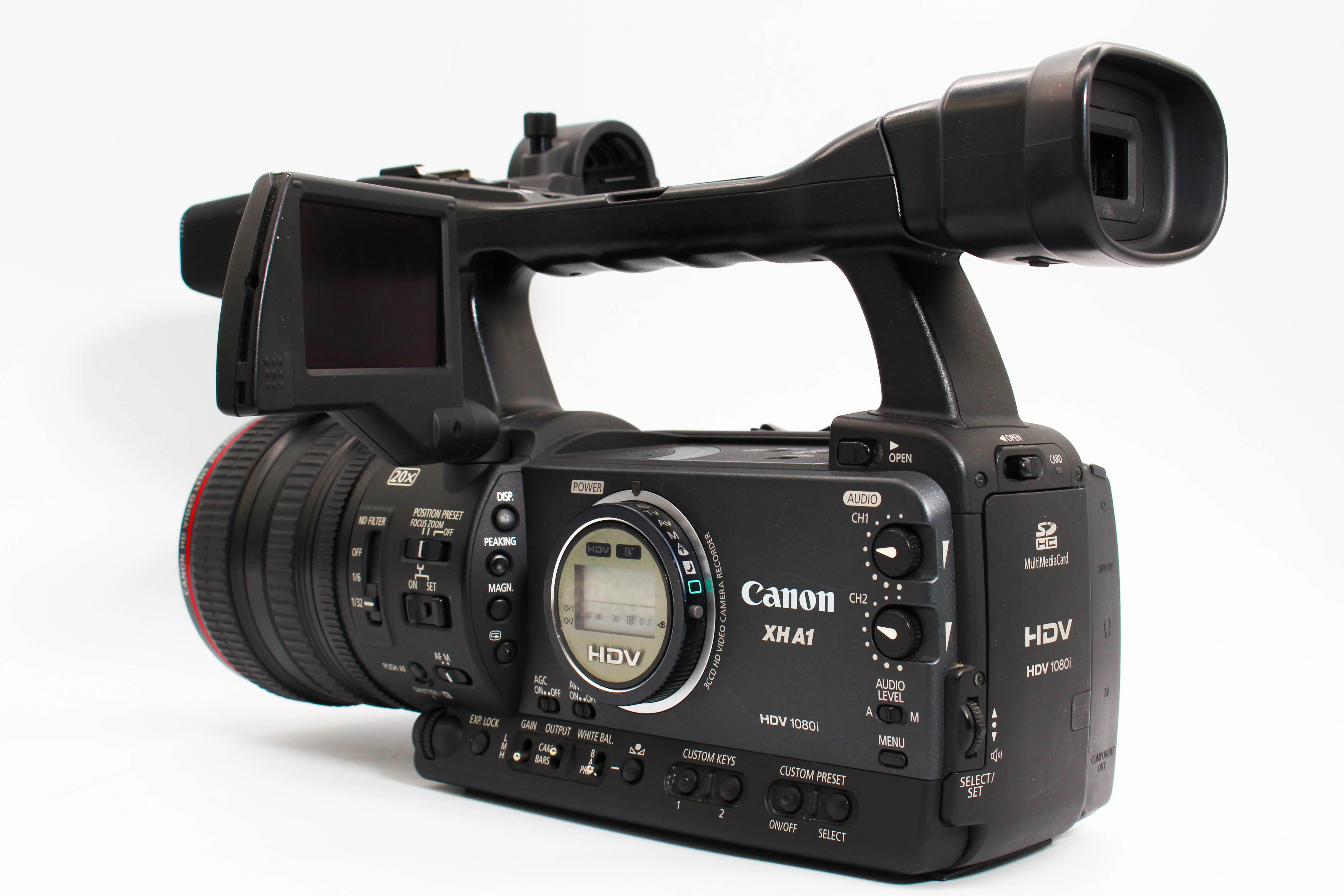 Canon XH-A1E HDV MiniDV Digital Video Handycam Camcorder Camera (Read) - Tested Bundle - Image 3