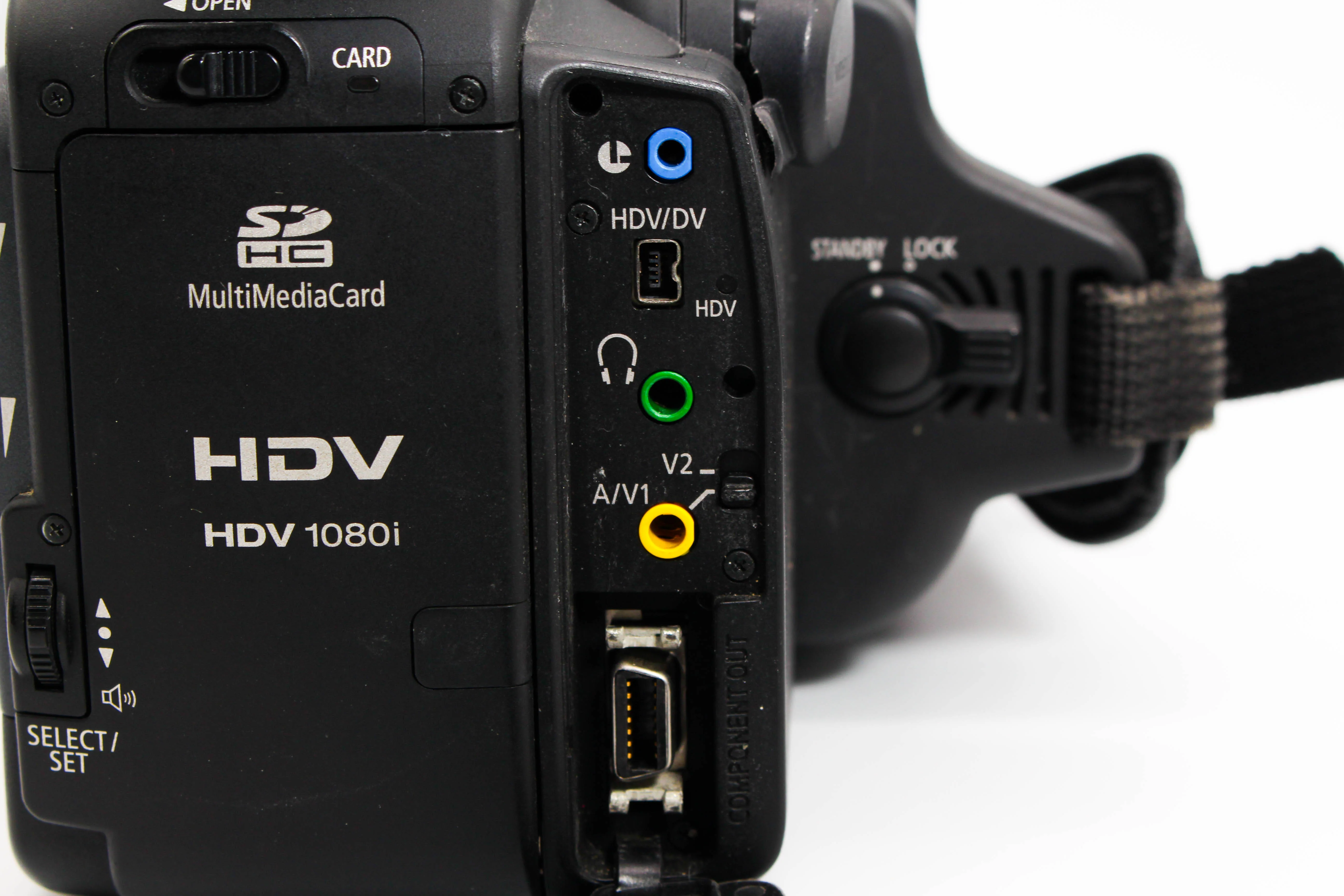 Canon XH-A1E HDV MiniDV Digital Video Handycam Camcorder Camera (Read) - Tested Bundle - Image 7