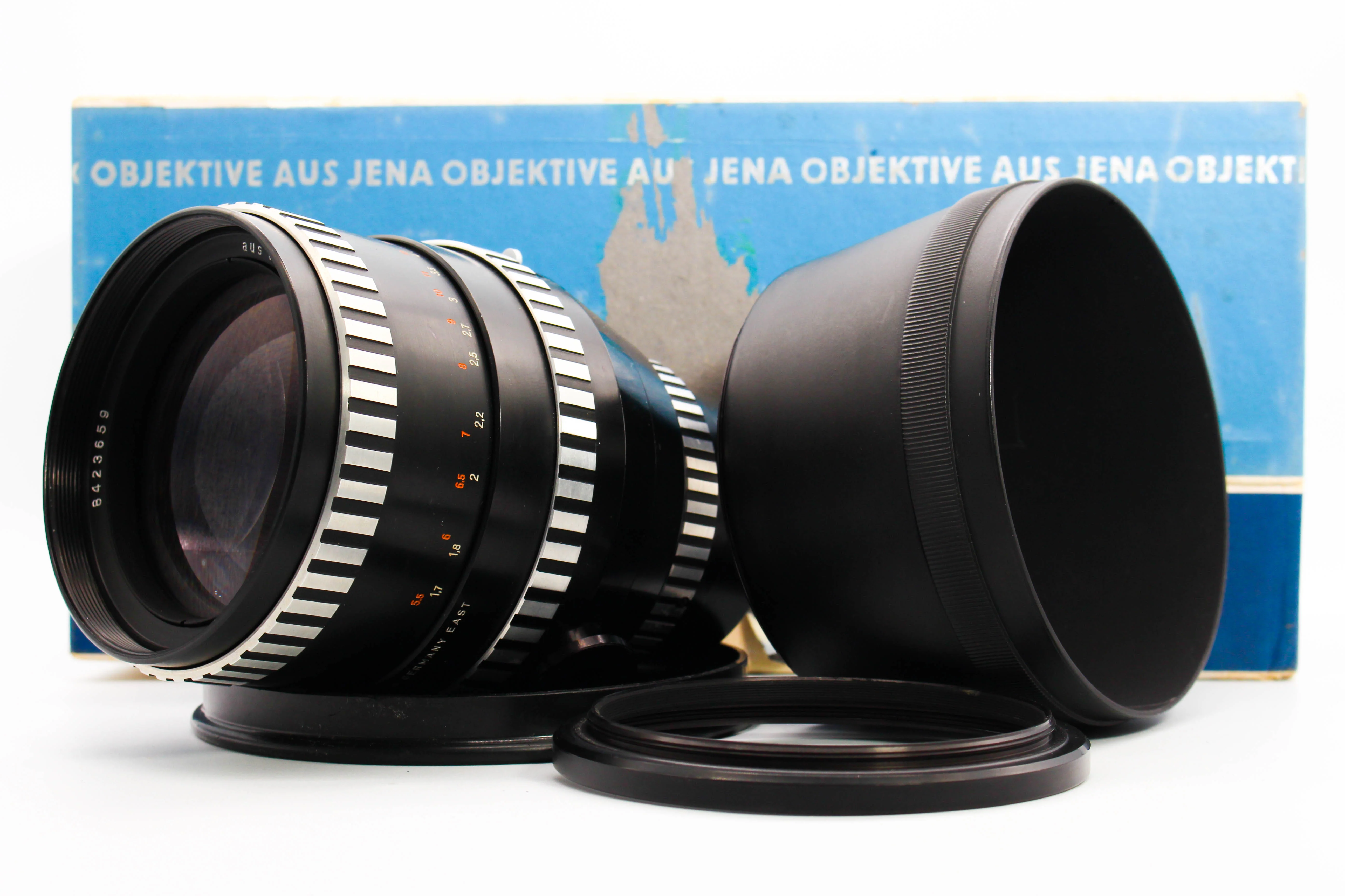 Carl Zeiss Jena 180mm f/2.8 Praktica Mount Telephoto Lens For Vintage Film SLR Cameras - Tested Bundle Excellent - Image 2