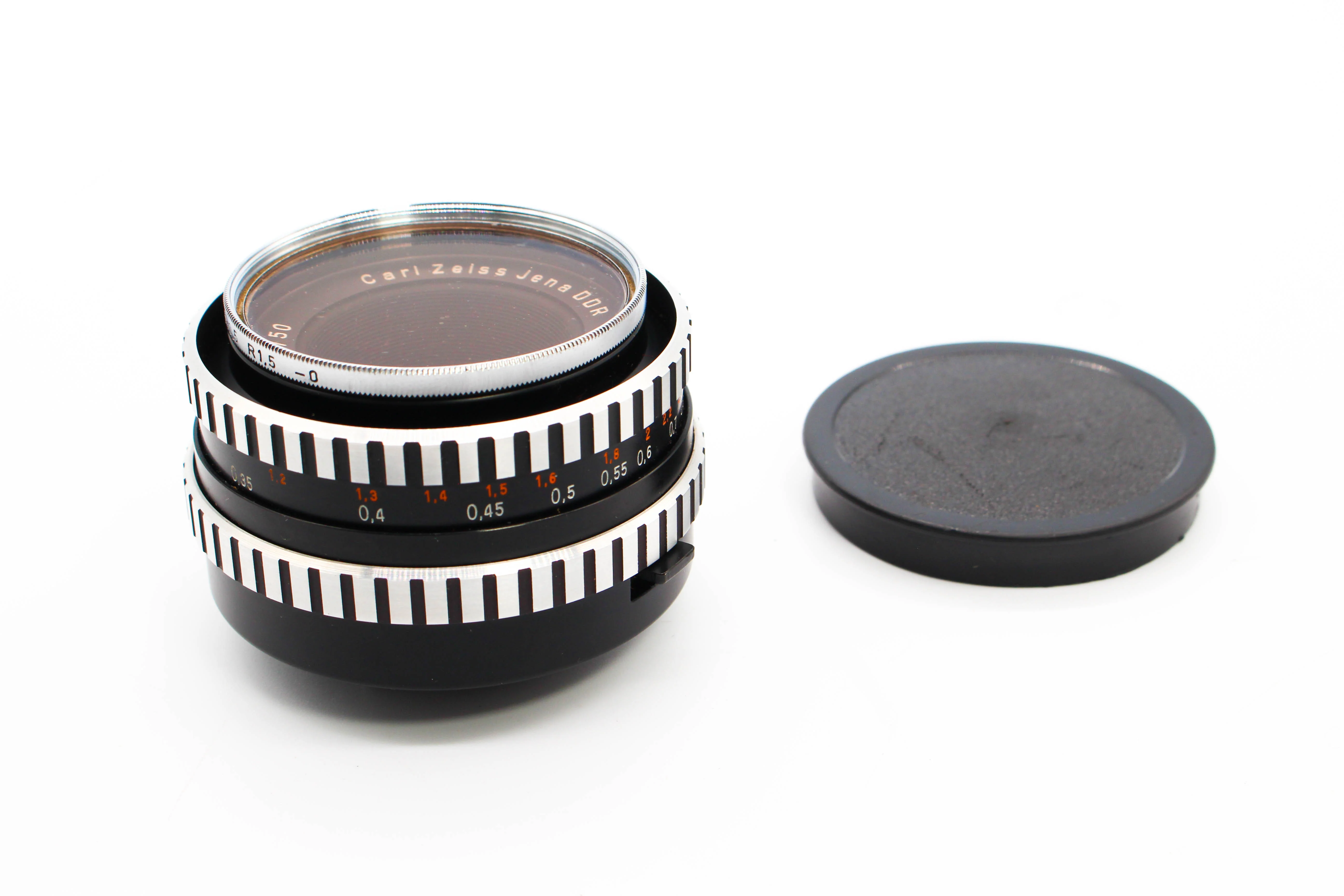 Carl Zeiss Tessar Jena DDR 50mm f/2.8 M42 Screw on Mount Vintage Lens - Tested Good - Image 2