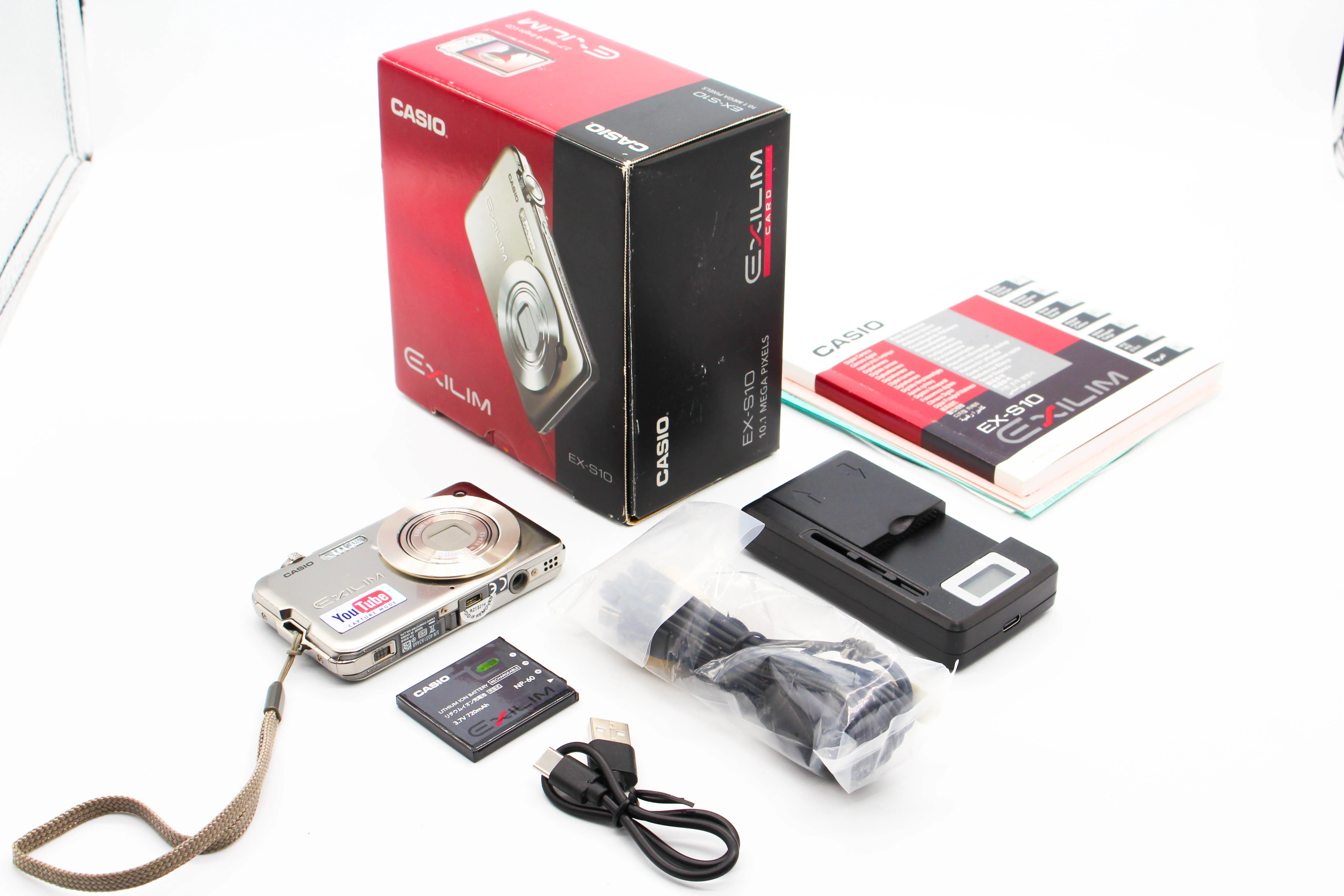 Casio EXILM EX-S10 Digital Retro Photo Digital Camera Digicam - Tested Bundle Excellent - Image 2