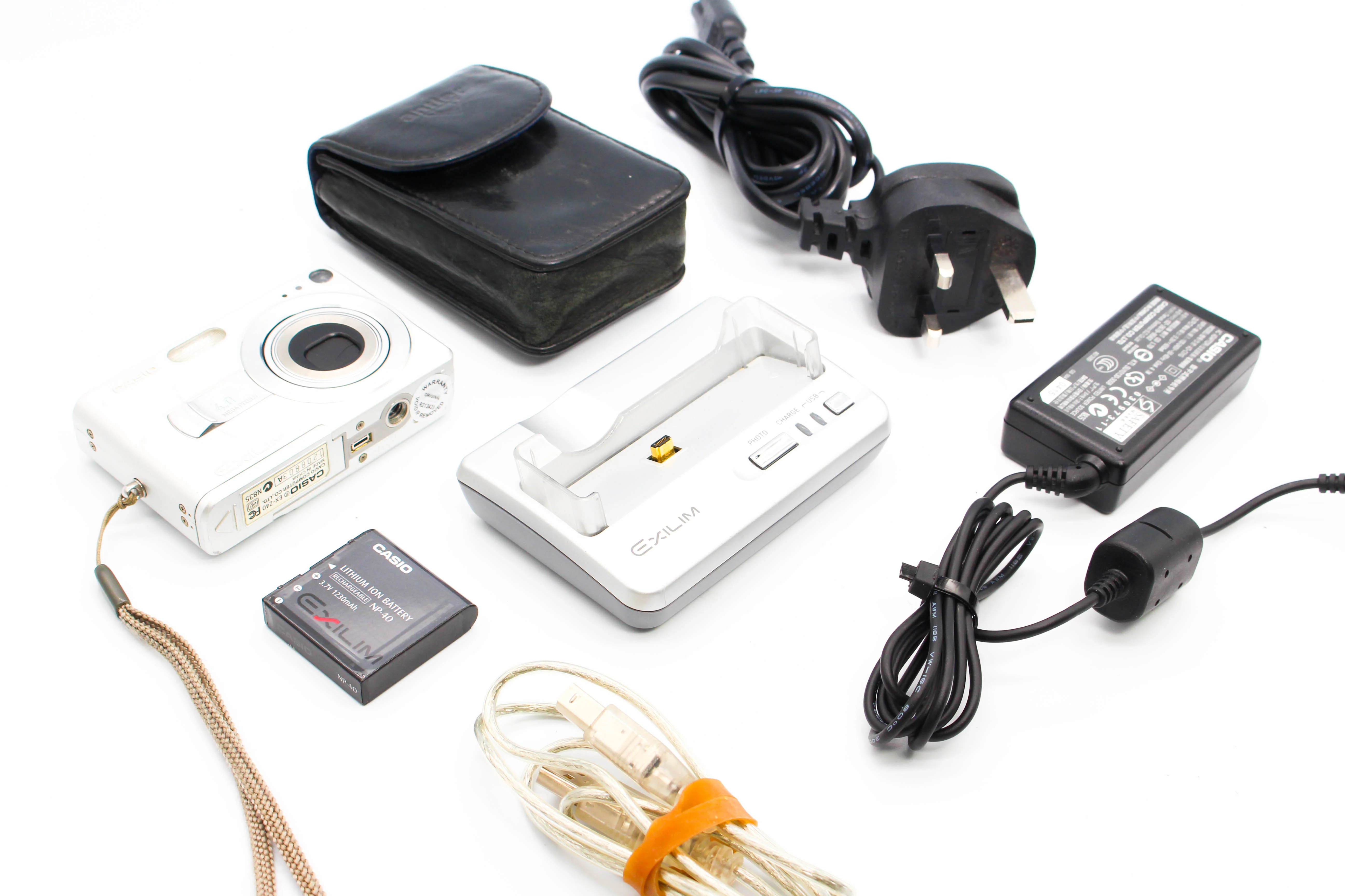 Casio EXILM EX-Z40 Digital Retro Photo Digital Camera Digicam - Tested Bundle Good - Image 2