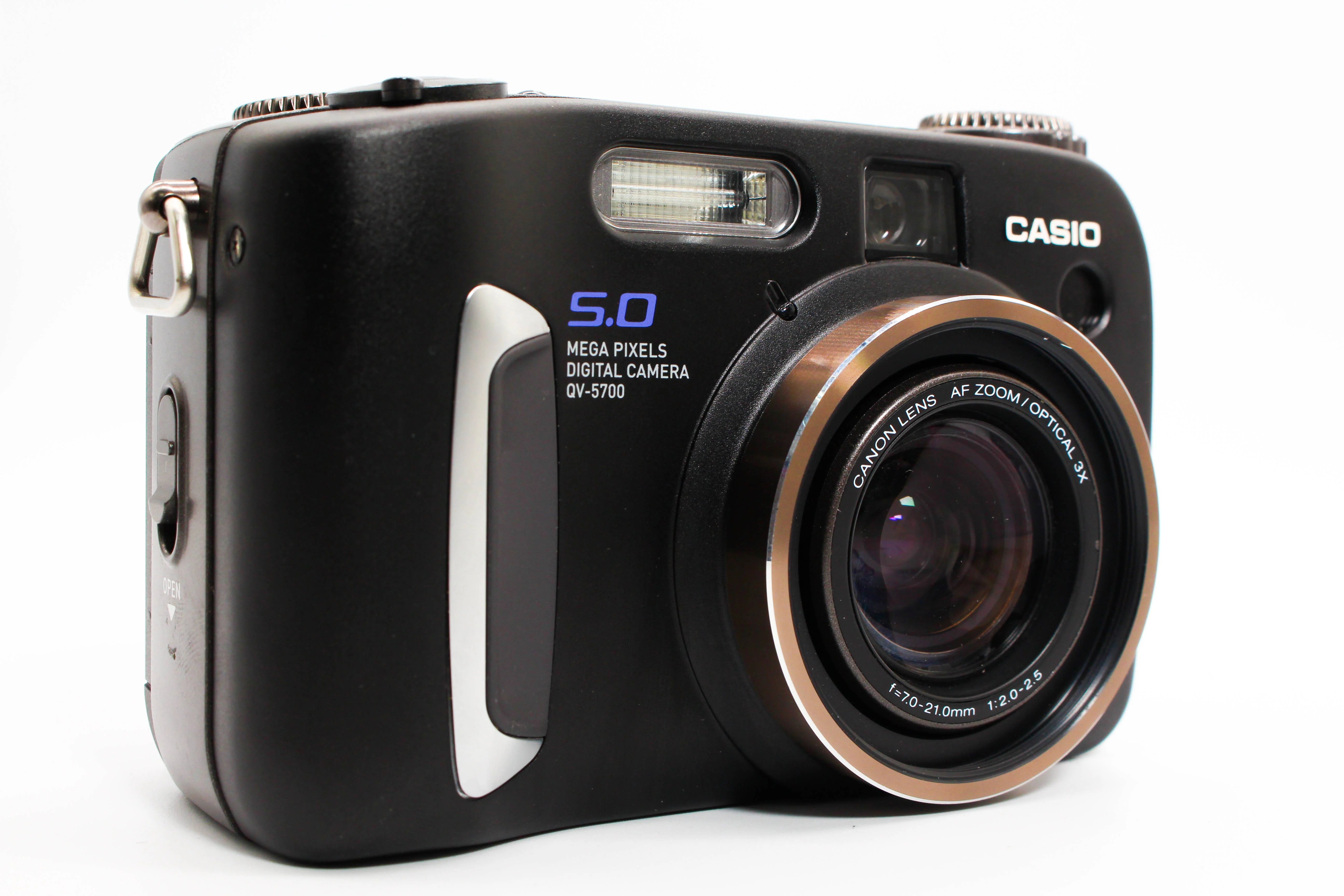 Casio QV-5700 Compact Flash CF Card Retro Photo Digital Camera Digicam - Tested Bundle Good - Image 3