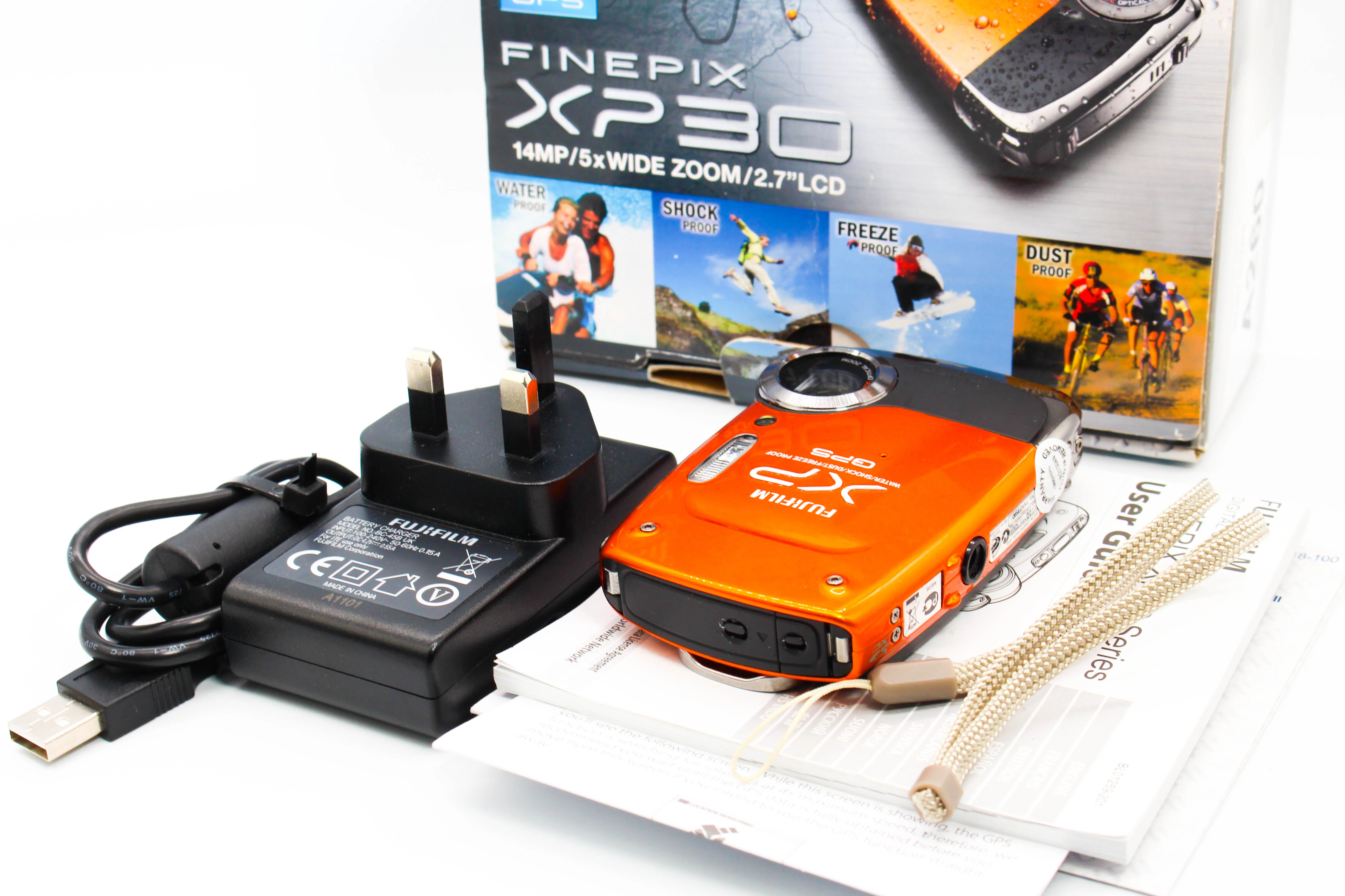FujiFilm FinePix XP30 14.0 Mega Pixels Retro Digital Camera Waterproof Digicam - Tested Bundle Excellent - Image 2