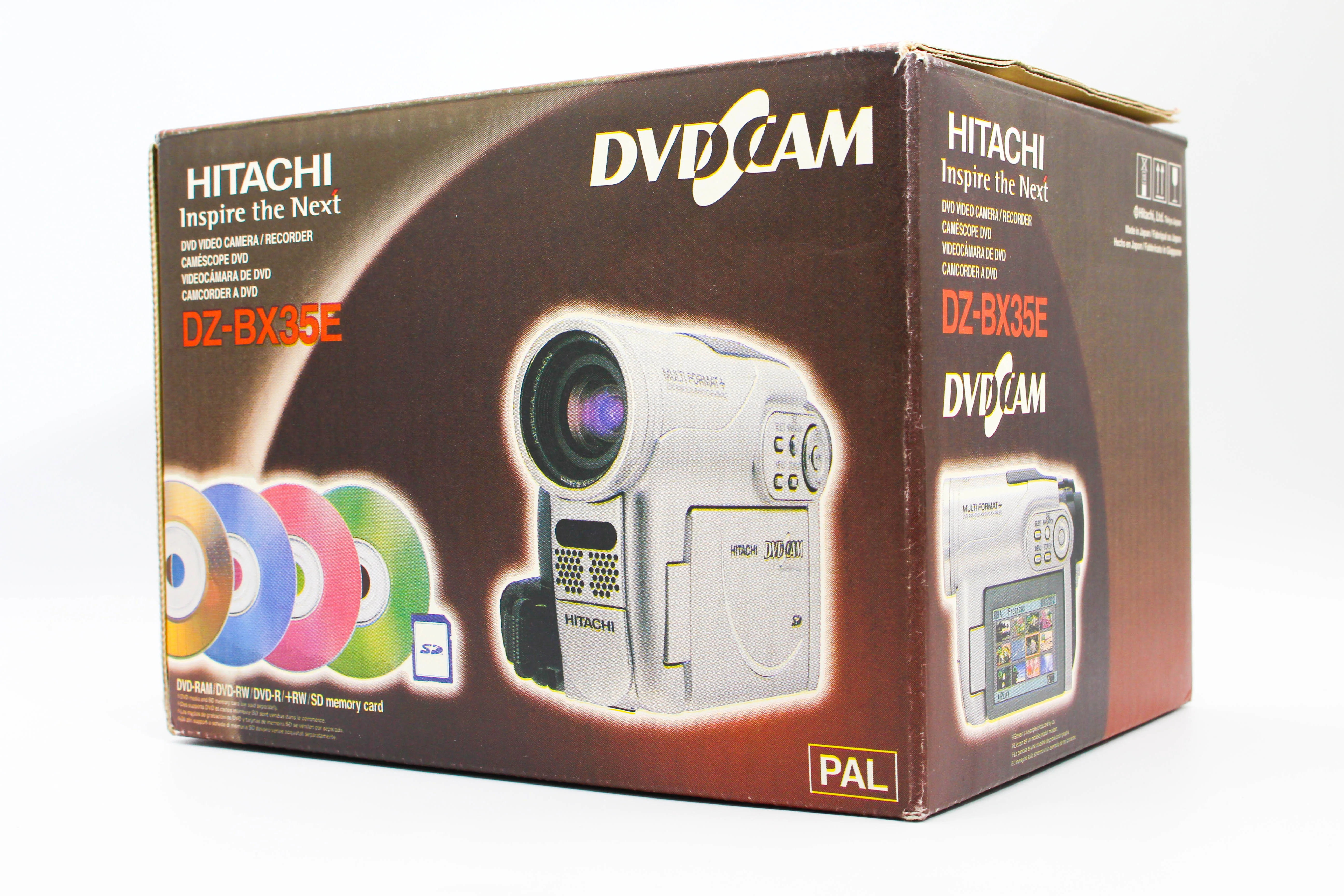Hitachi BZ-BX35E DVD Retro Video Handycam Camcorder Camera - Tested Bundle Excellent - Image 3