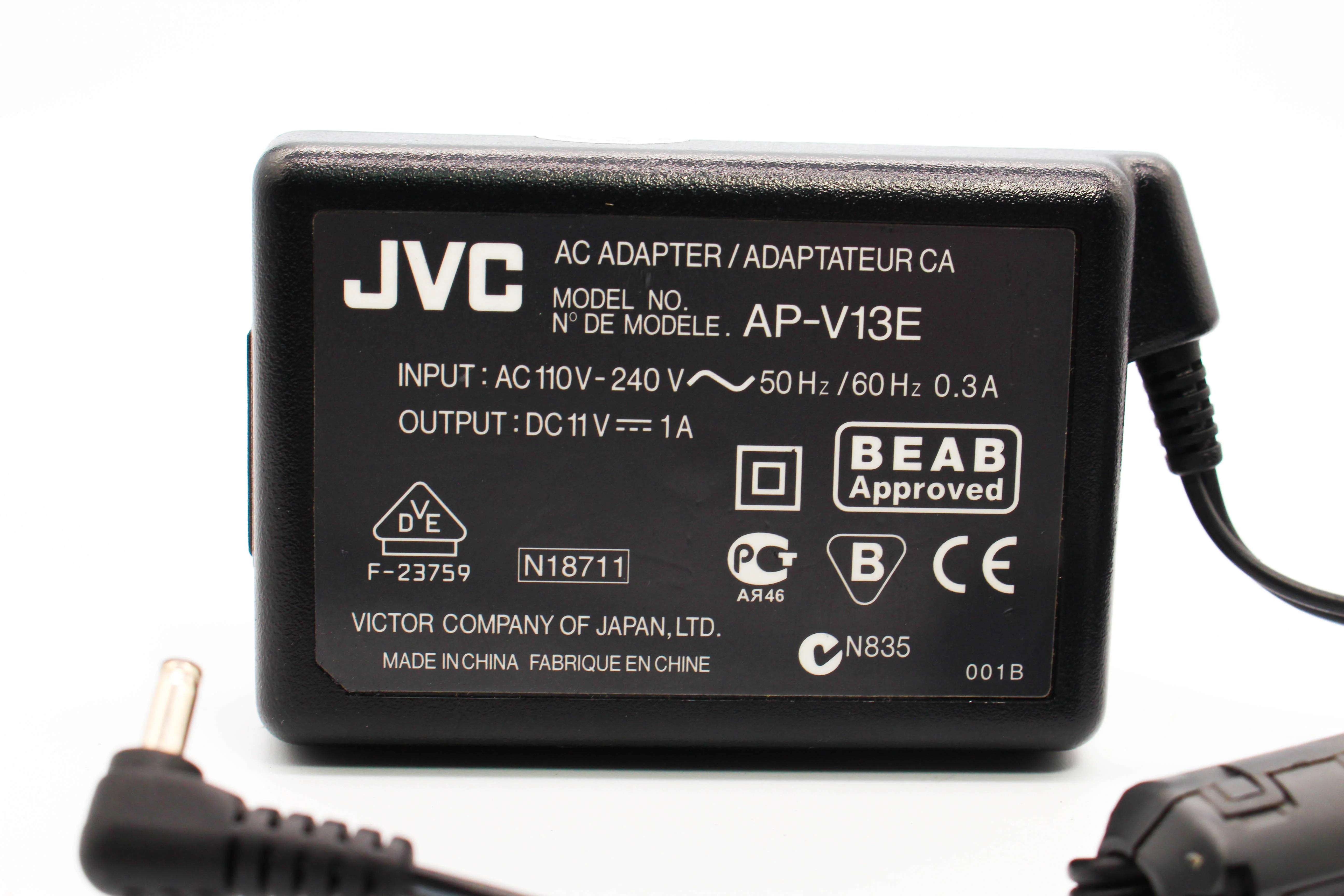 JVC AP-V13E AC Compact Power Adapter Mains Charger For Camcorder Handycam - Tested Excellent - Image 4
