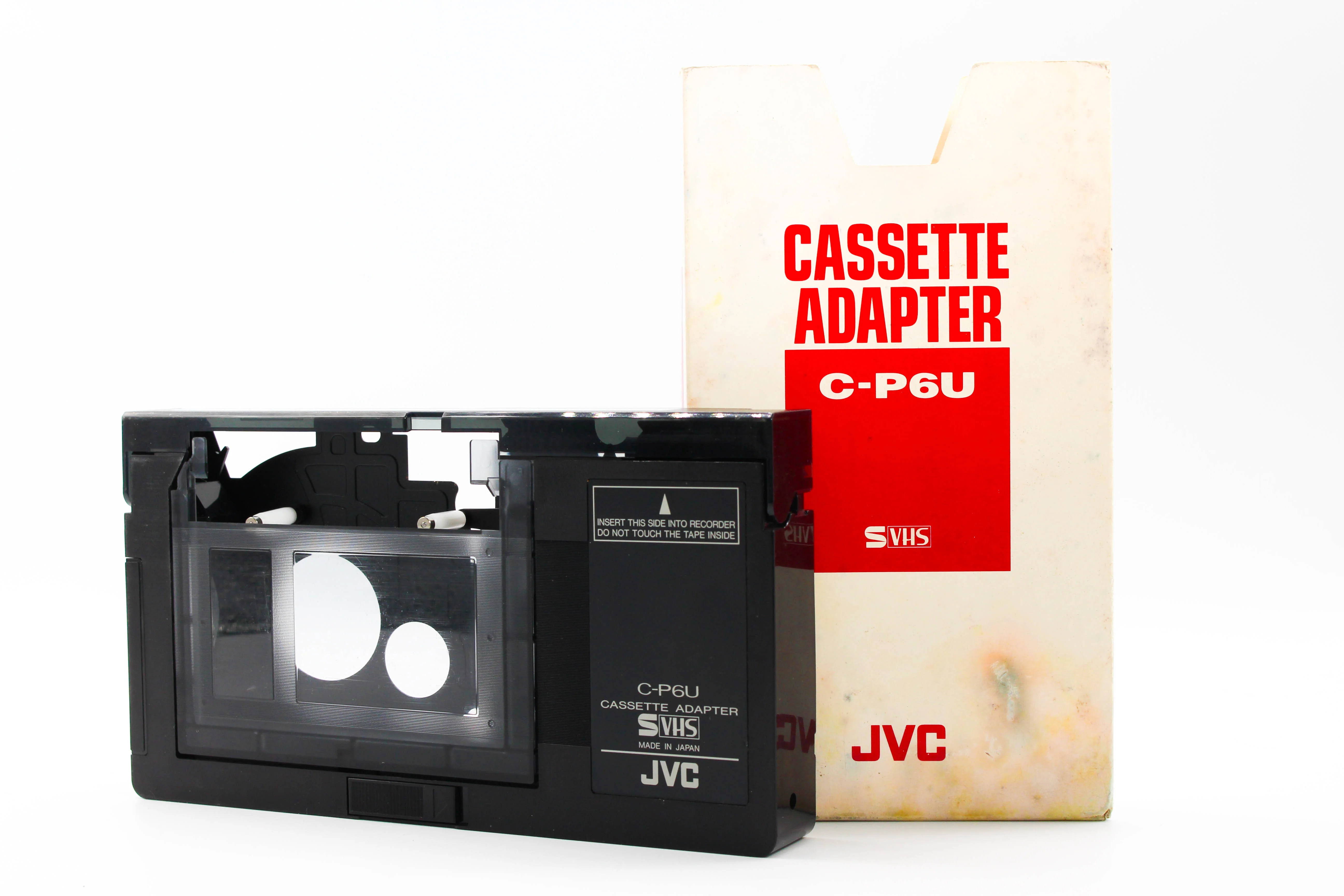 JVC C-P6U Compact VHS-C to Full Size S VHS Tape Cassette Adapter - Untested - Image 2
