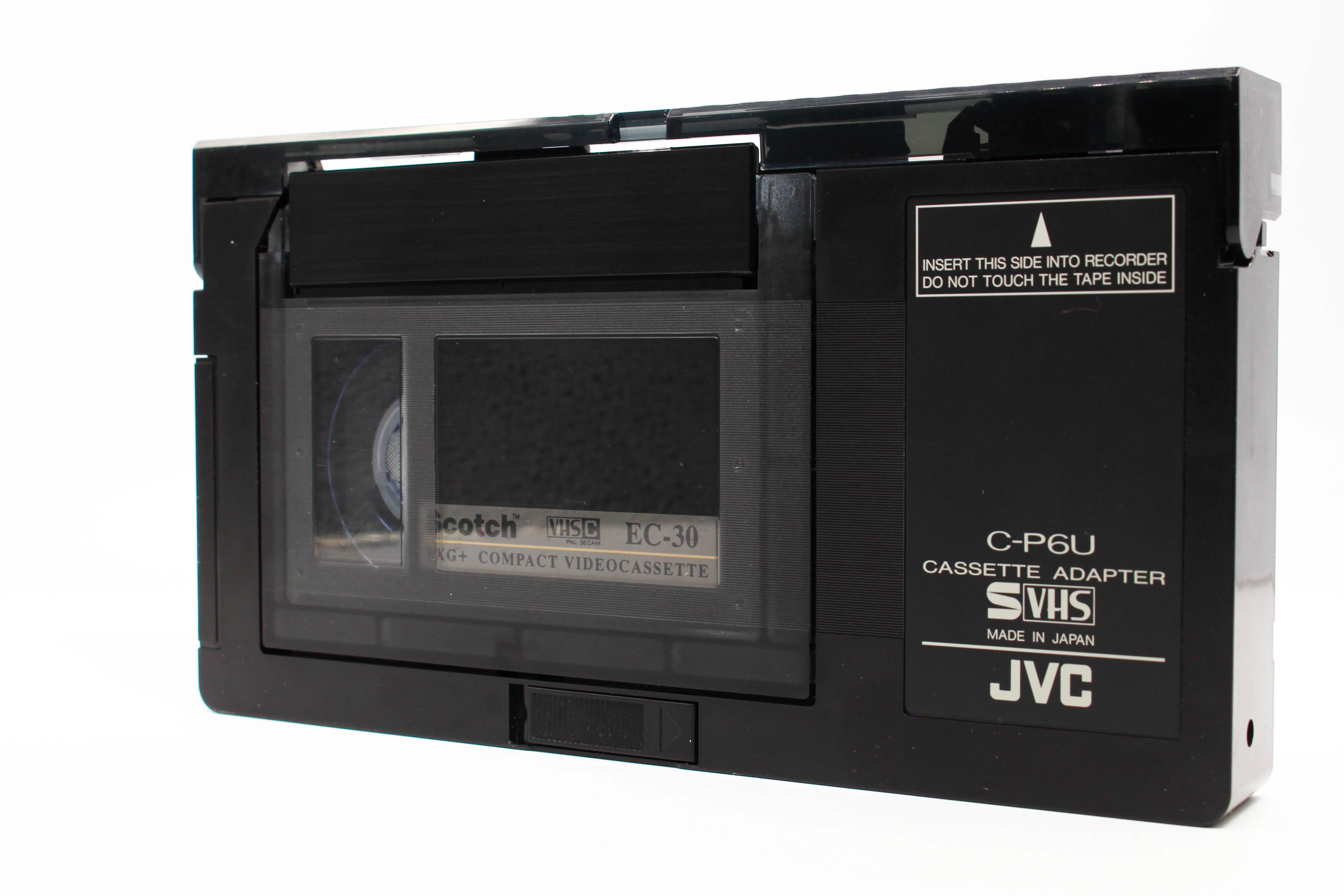 JVC C-P6U Compact VHS-C to Full Size S VHS Tape Cassette Adapter - Untested - Image 2