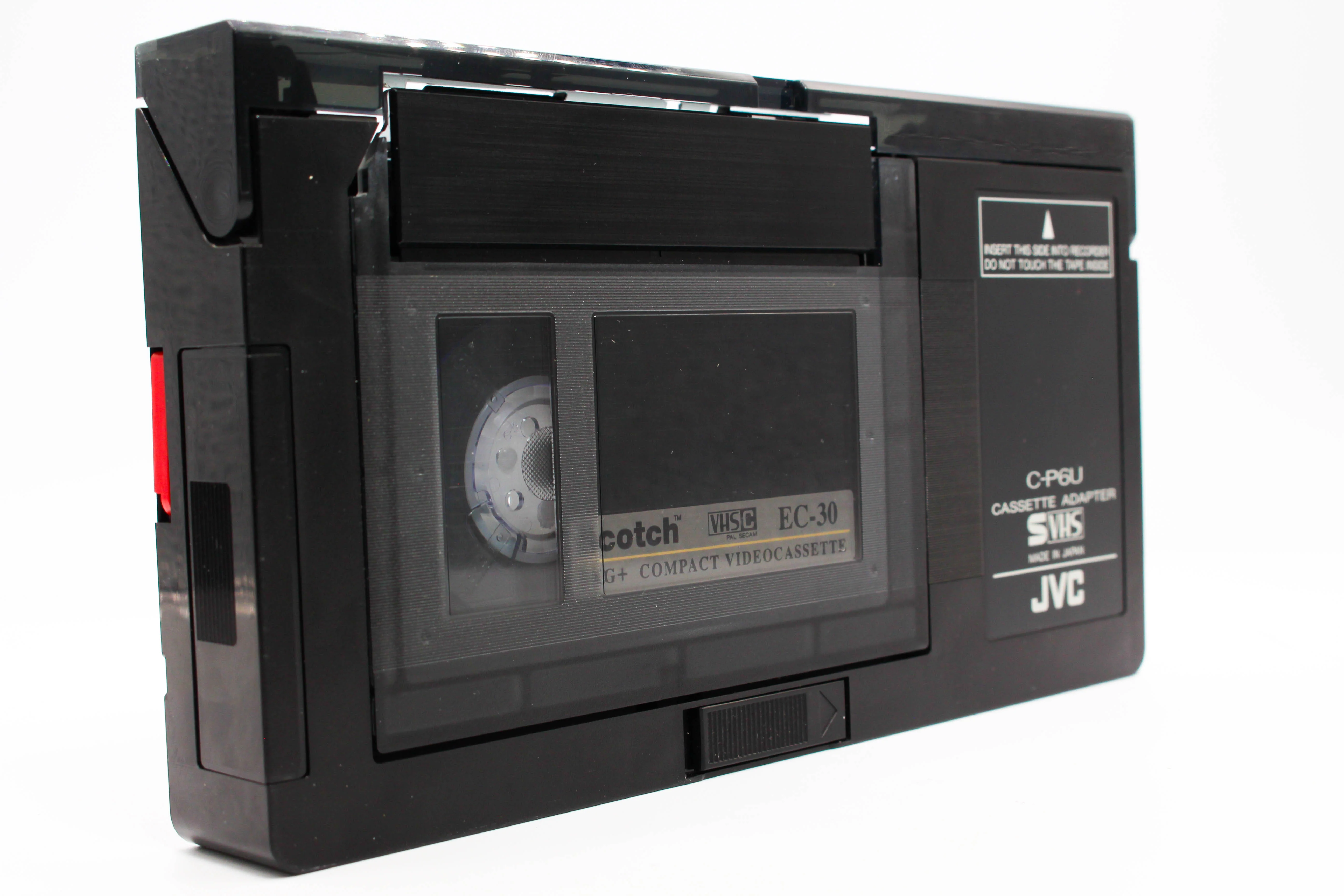 JVC C-P6U Compact VHS-C to Full Size S VHS Tape Cassette Adapter - Untested - Image 5