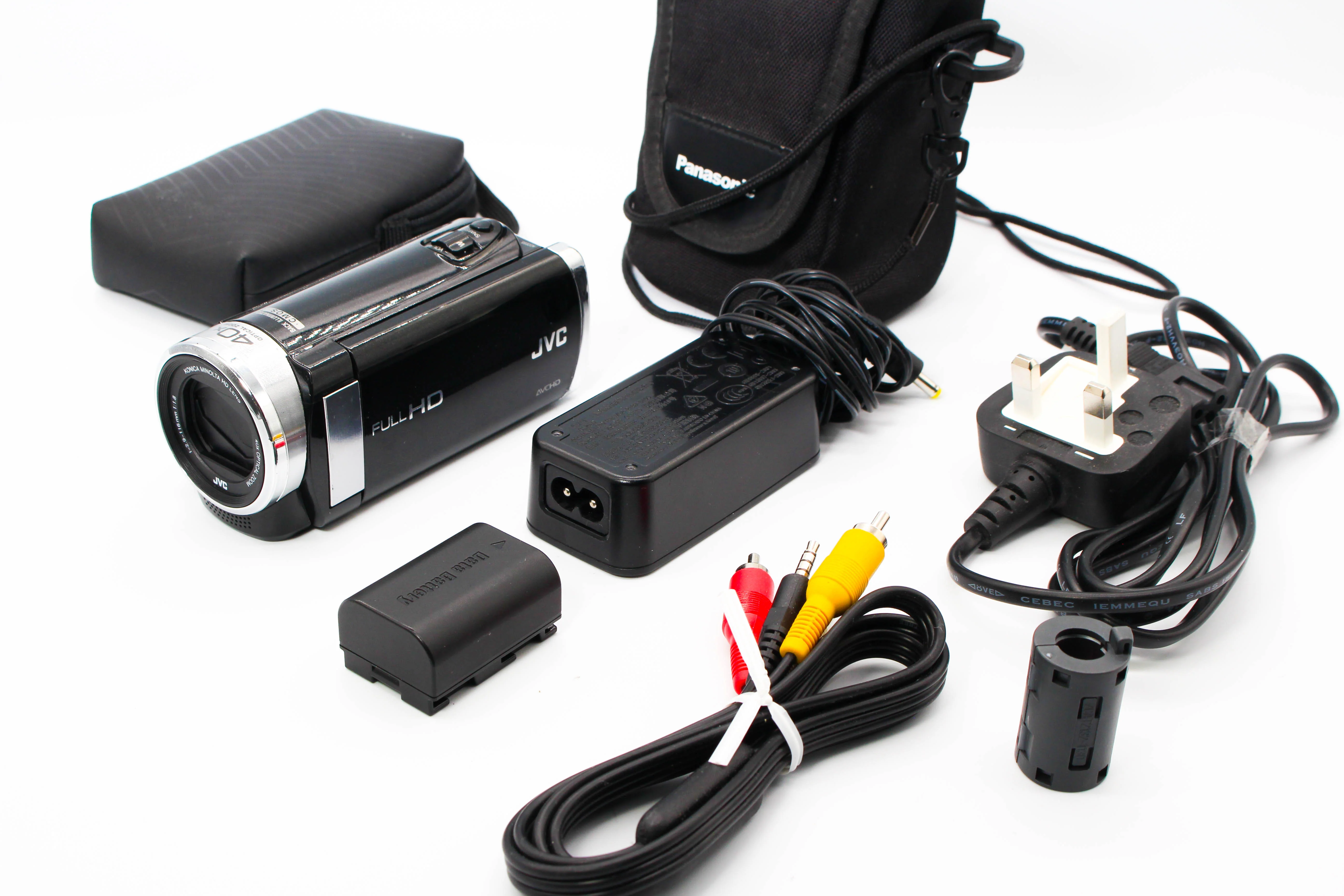 JVC Everio GZ-E205BEK HD SD Card Digital Video Camcorder - Tested Bundle Excellent - Image 2