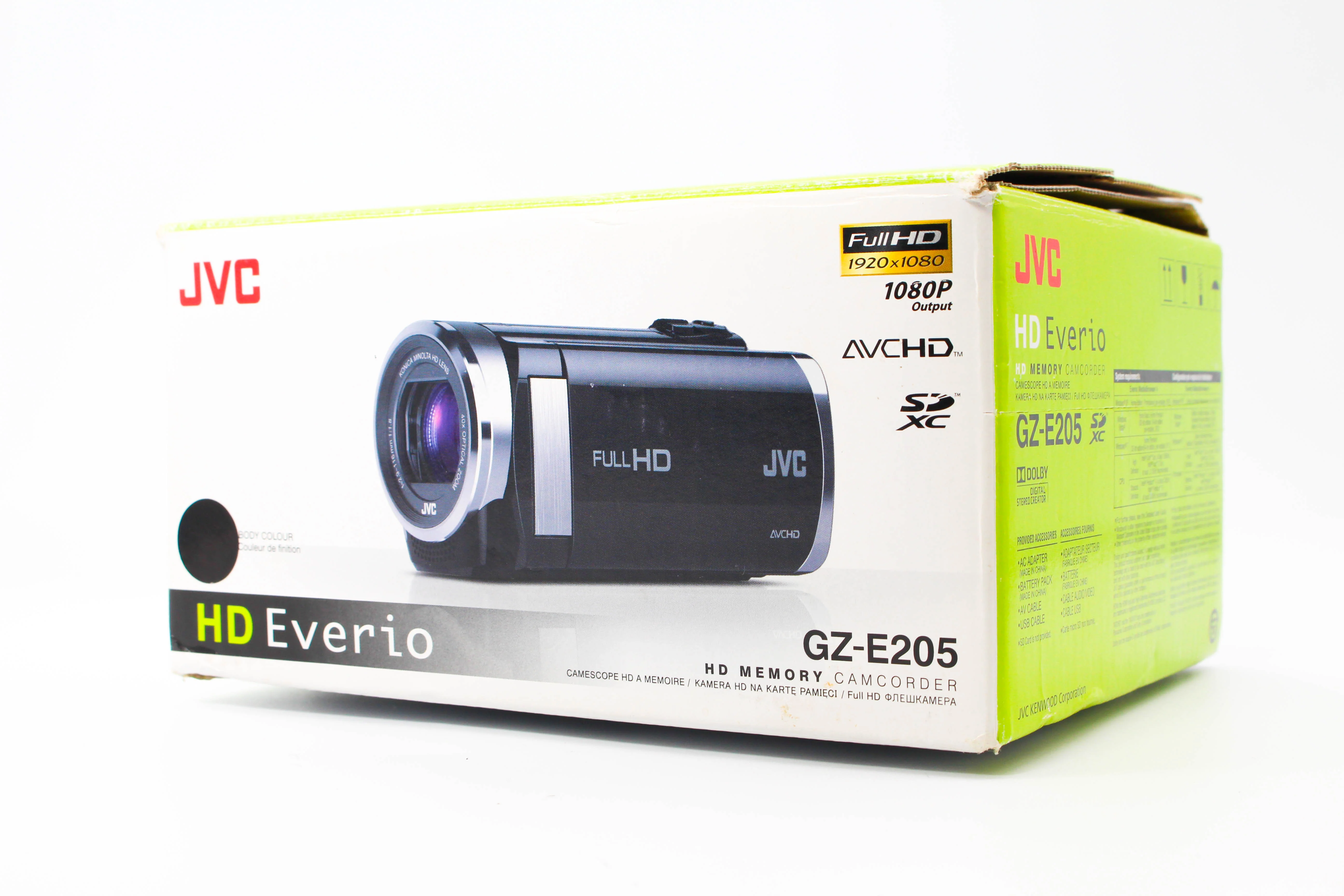 JVC Everio GZ-E205BEK HD SD Card Digital Video Camcorder - Tested Bundle Excellent - Image 4