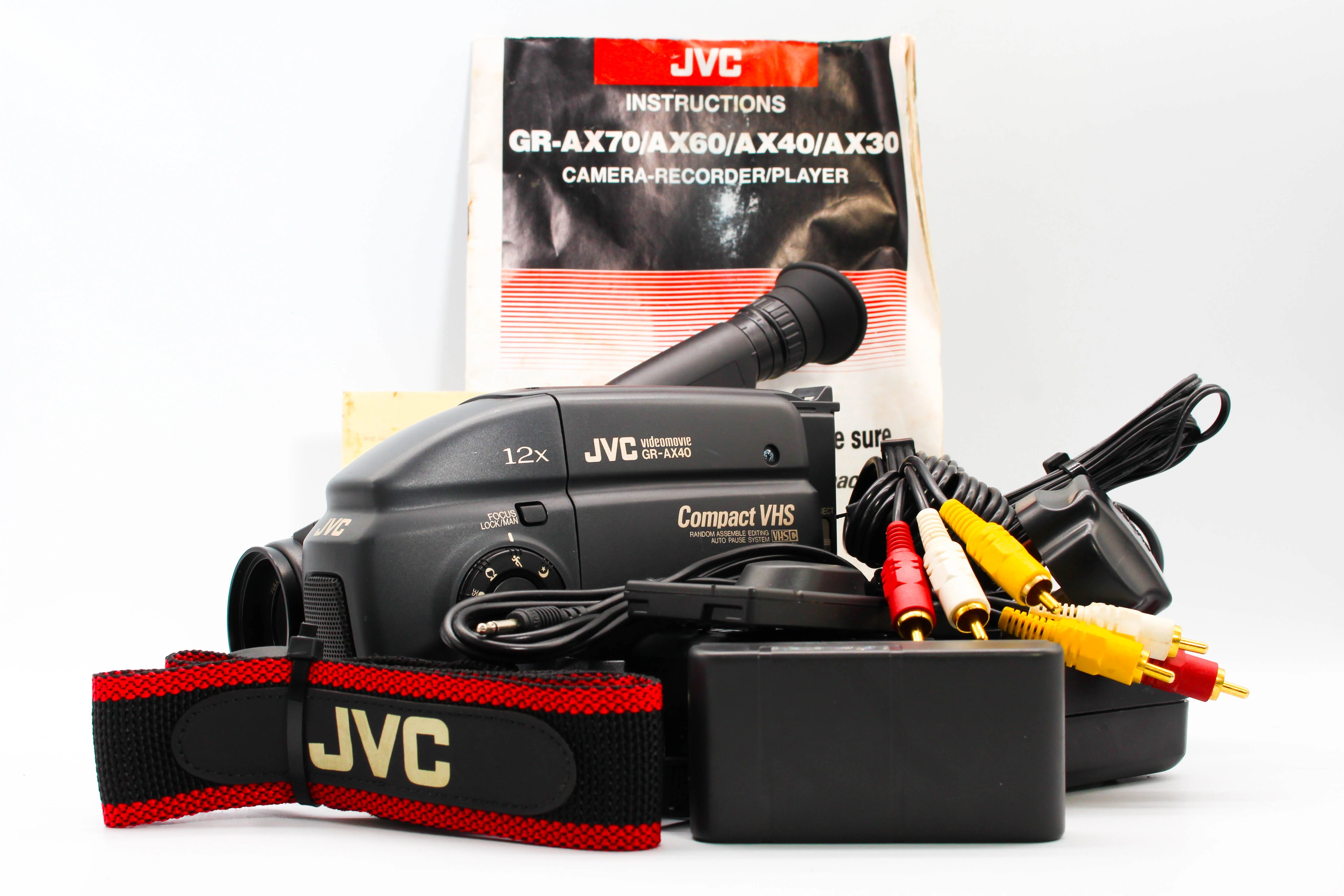 JVC GR-AX40E VHS-C VHS Analog Video Handycam Camcorder Camera - Tested Bundle Excellent - Image 2
