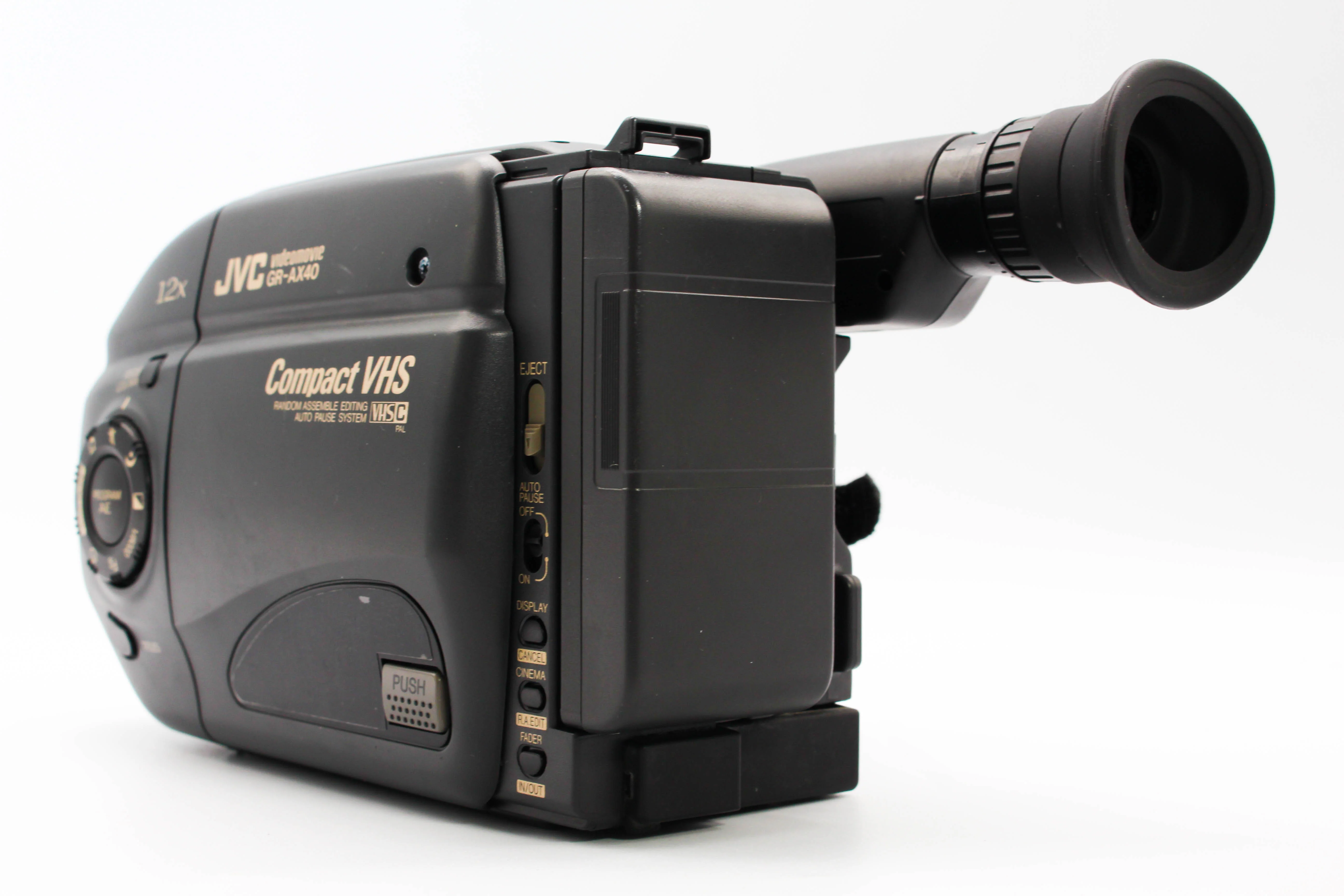 JVC GR-AX40E VHS-C VHS Analog Video Handycam Camcorder Camera - Tested Bundle Excellent - Image 3