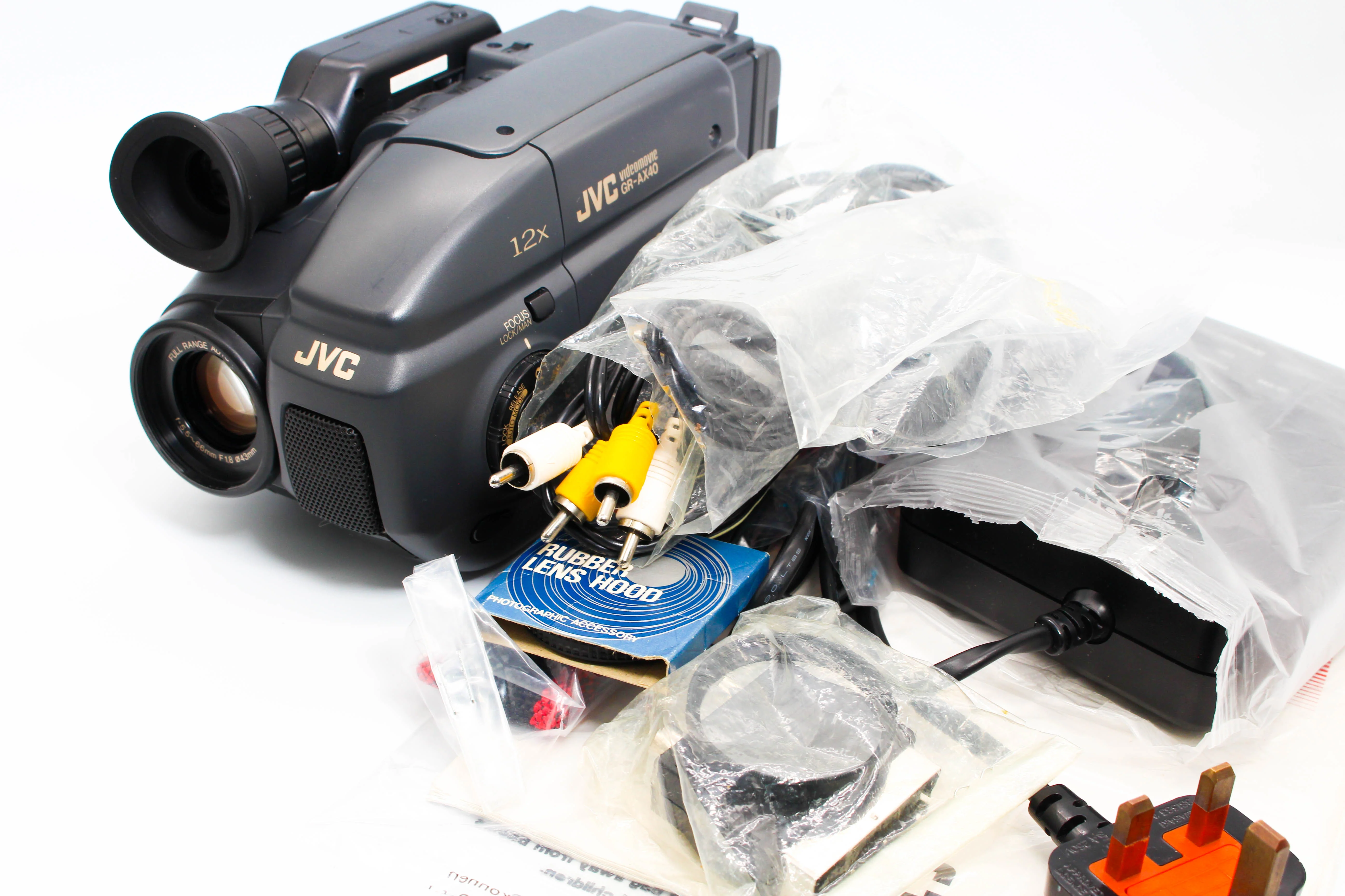 JVC GR-AX40E VHS-C VHS Handycam Camcorder Camera - Tested Bundle Excellent - Image 2