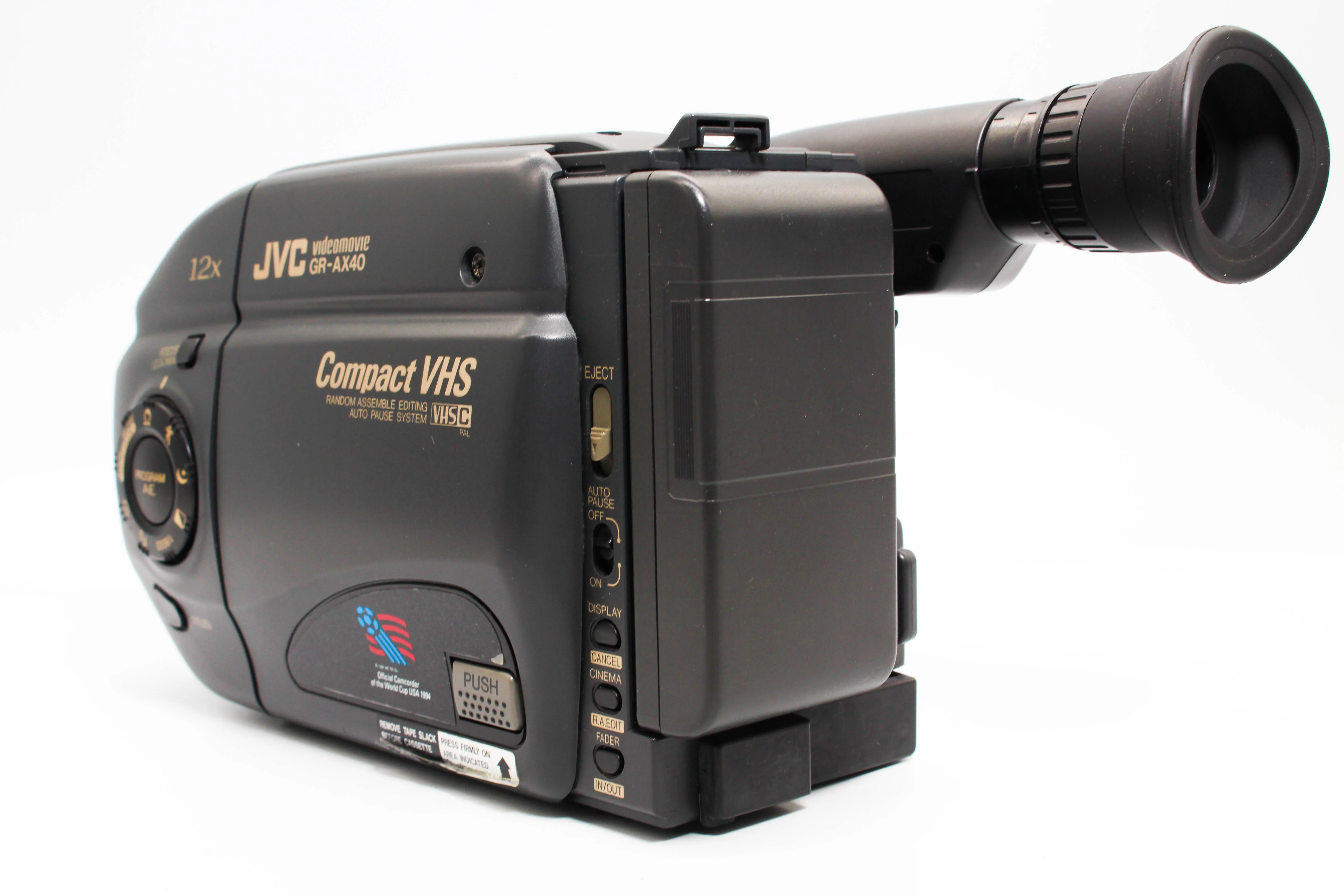 JVC GR-AX40E VHS-C VHS Handycam Camcorder Camera - Tested Bundle Excellent - Image 3