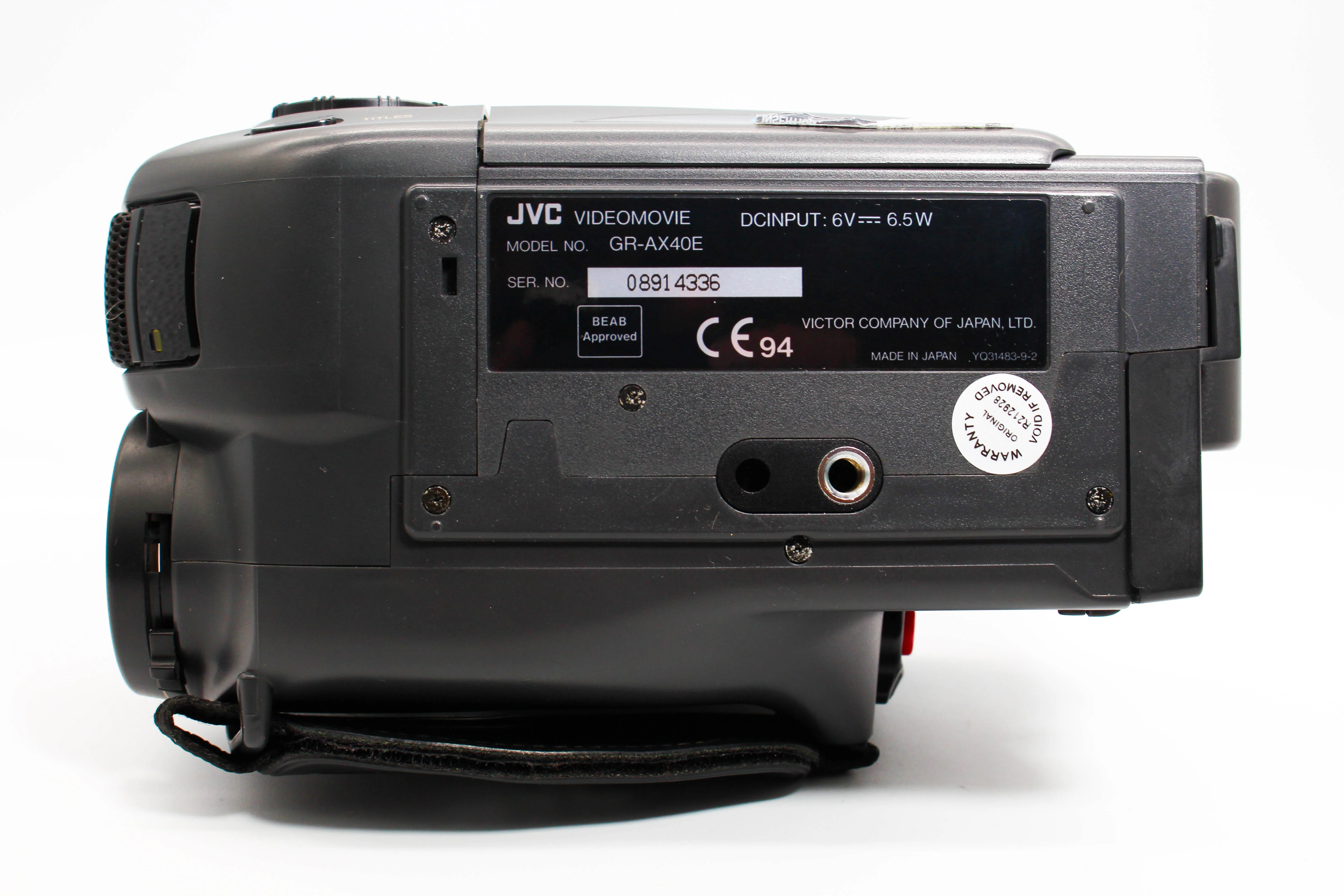 JVC GR-AX40E VHS-C VHS Handycam Camcorder Camera - Tested Bundle Excellent - Image 7