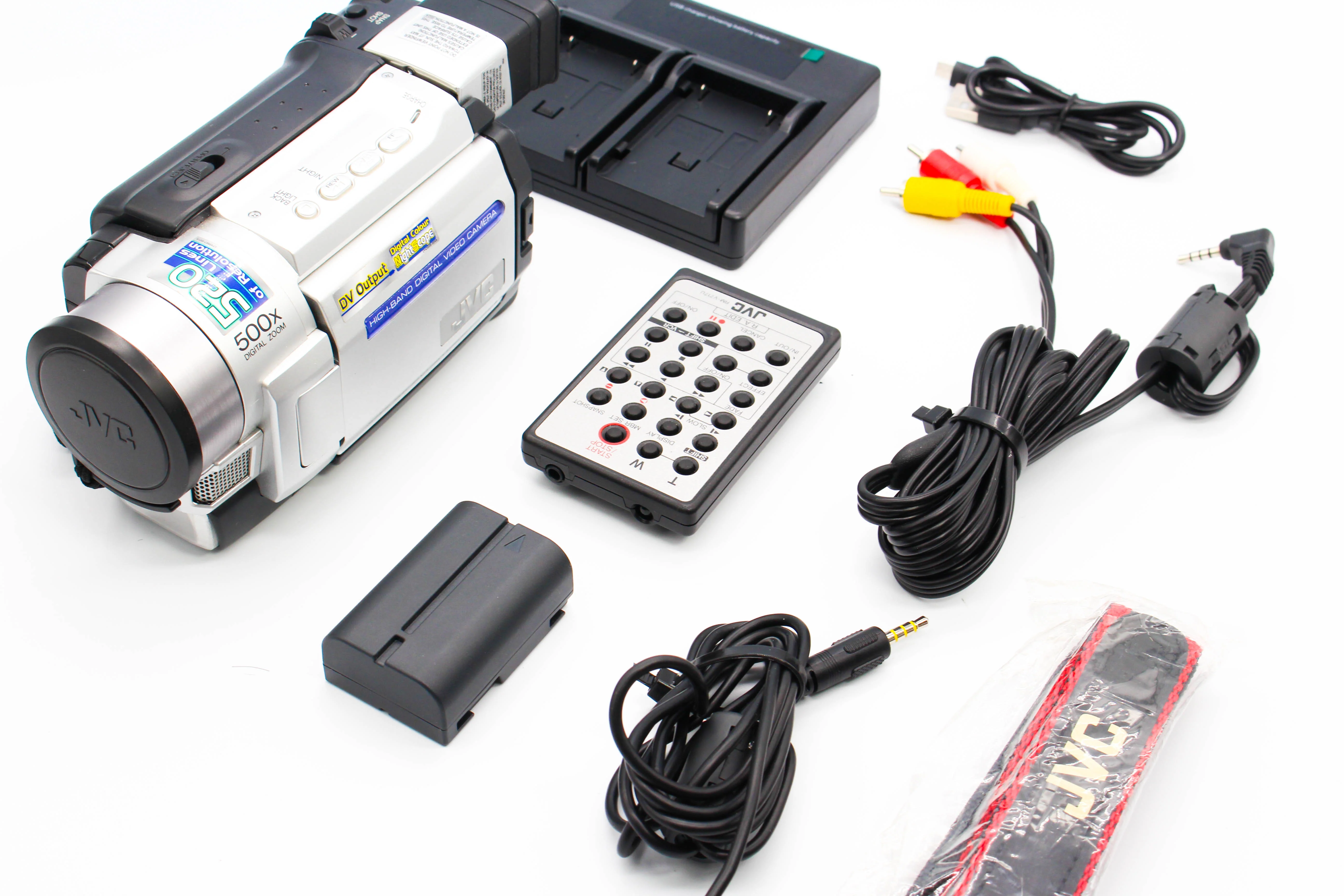JVC GR-DVK160EK MiniDV Video Handycam Camcorder Camera - Tested Bundle Excellent - Image 2