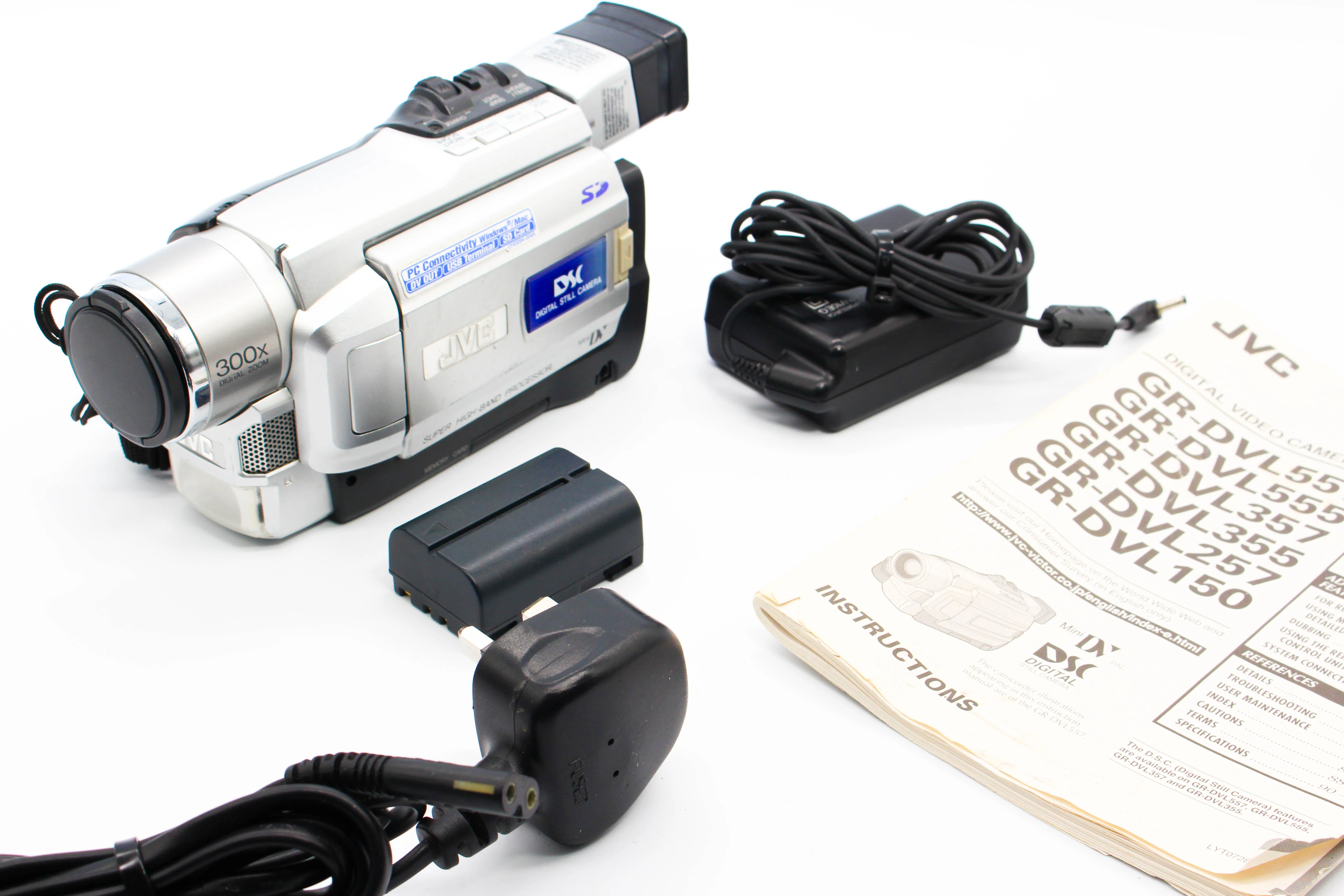 JVC GR-DVL355E MiniDV Digital Video Handycam Camcorder Camera - Tested Bundle - Image 2