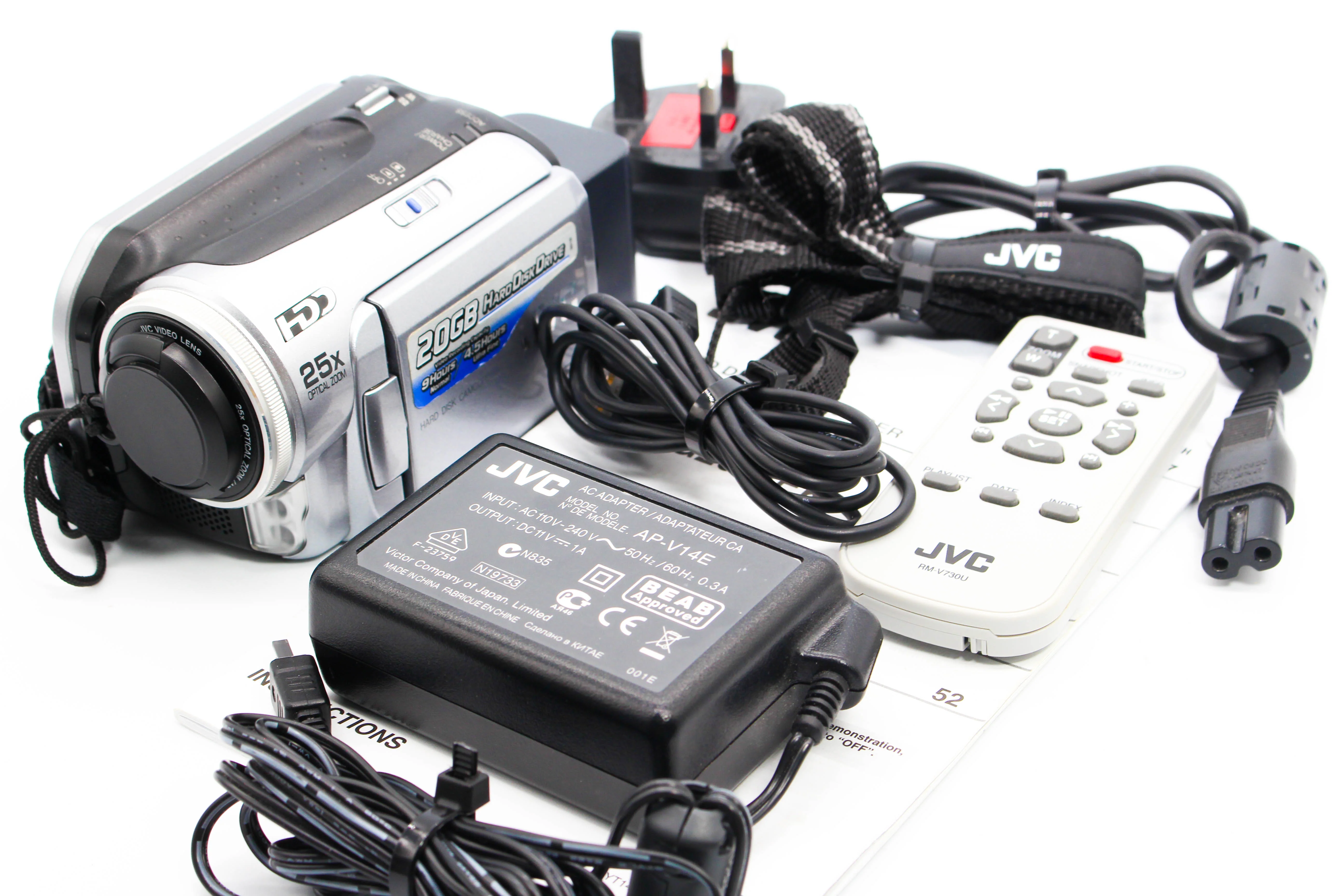 JVC GZ-MG20EK HD HDD Hard Disk Digital Video Camcorder Camera - Tested Bundle Excellent - Image 2