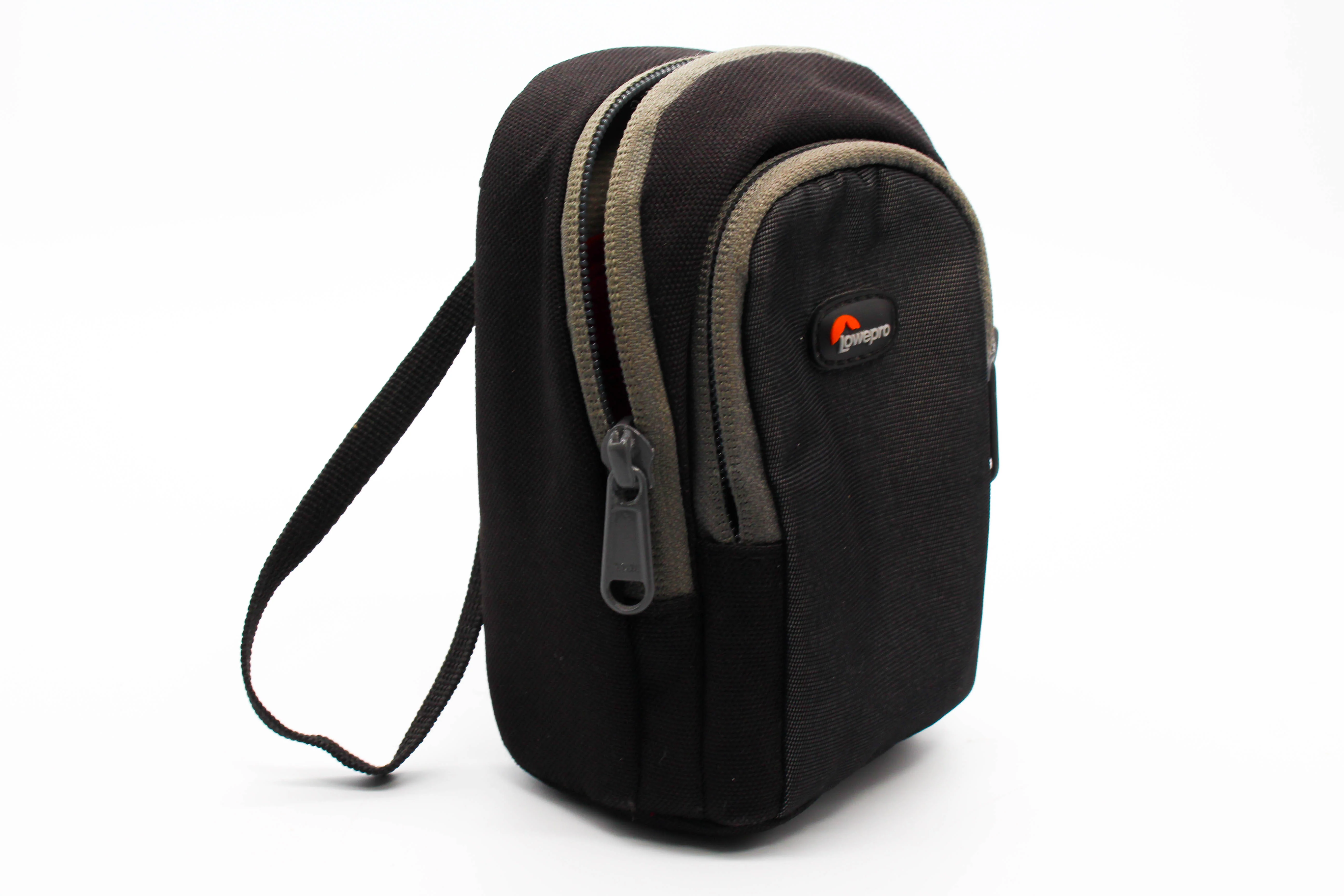 Lowepro Small Camera Carry Pouch Bag For Digicam Compact Cameras Black Grey - Excellent - Image 3
