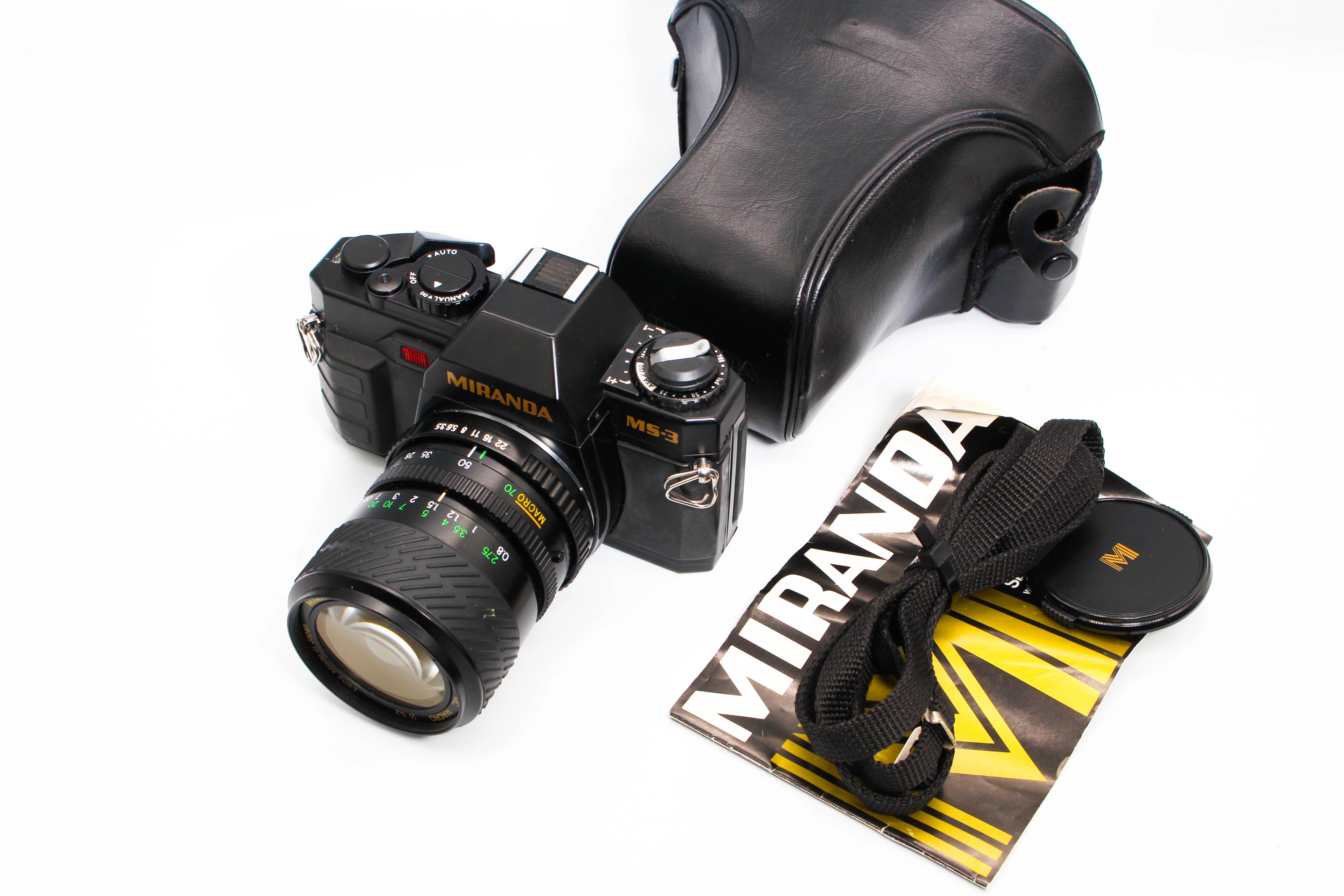 Miranda MS-3 SLR 35mm Film Camera With 28-70mm f/3.5-4.8 Lens - Tested Bundle Good - Image 2